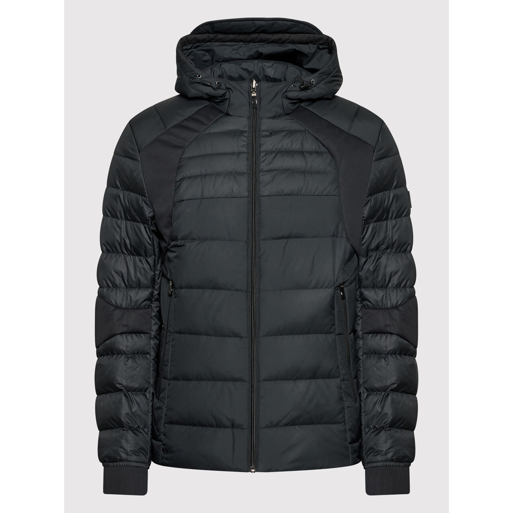 Boss Пухено яке J_Volturno 50461219 Черен Regular Fit - Pepit.bg