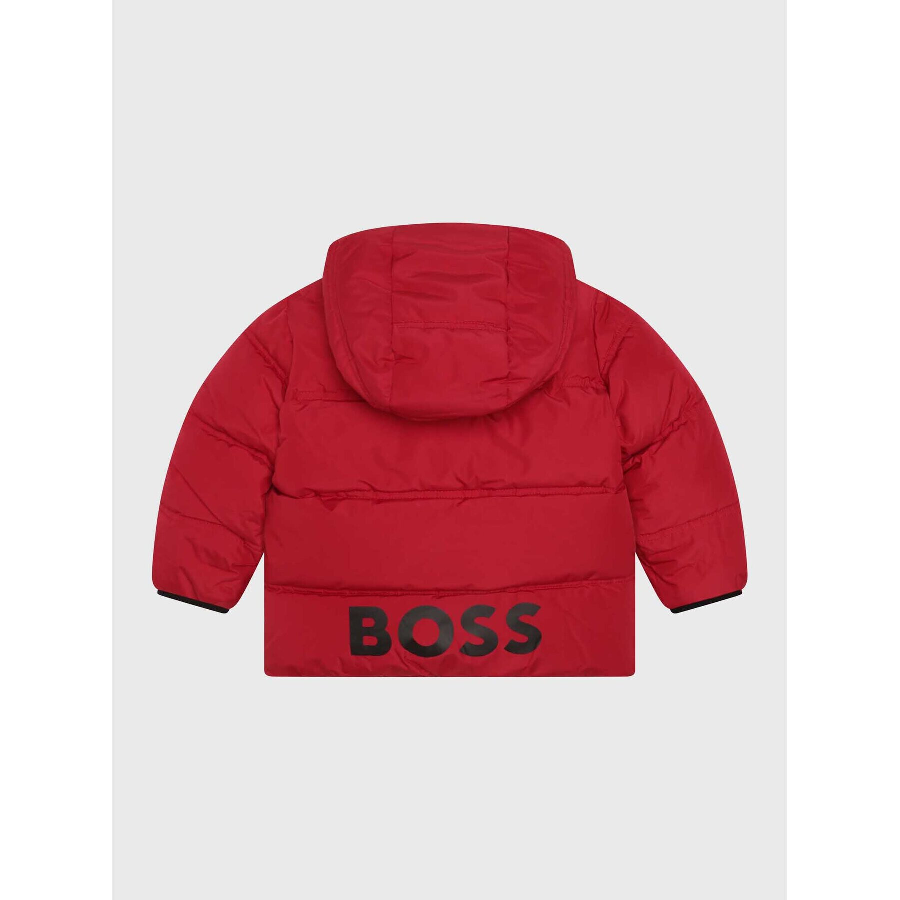 Boss Пухено яке J06255 M Червен Regular Fit - Pepit.bg