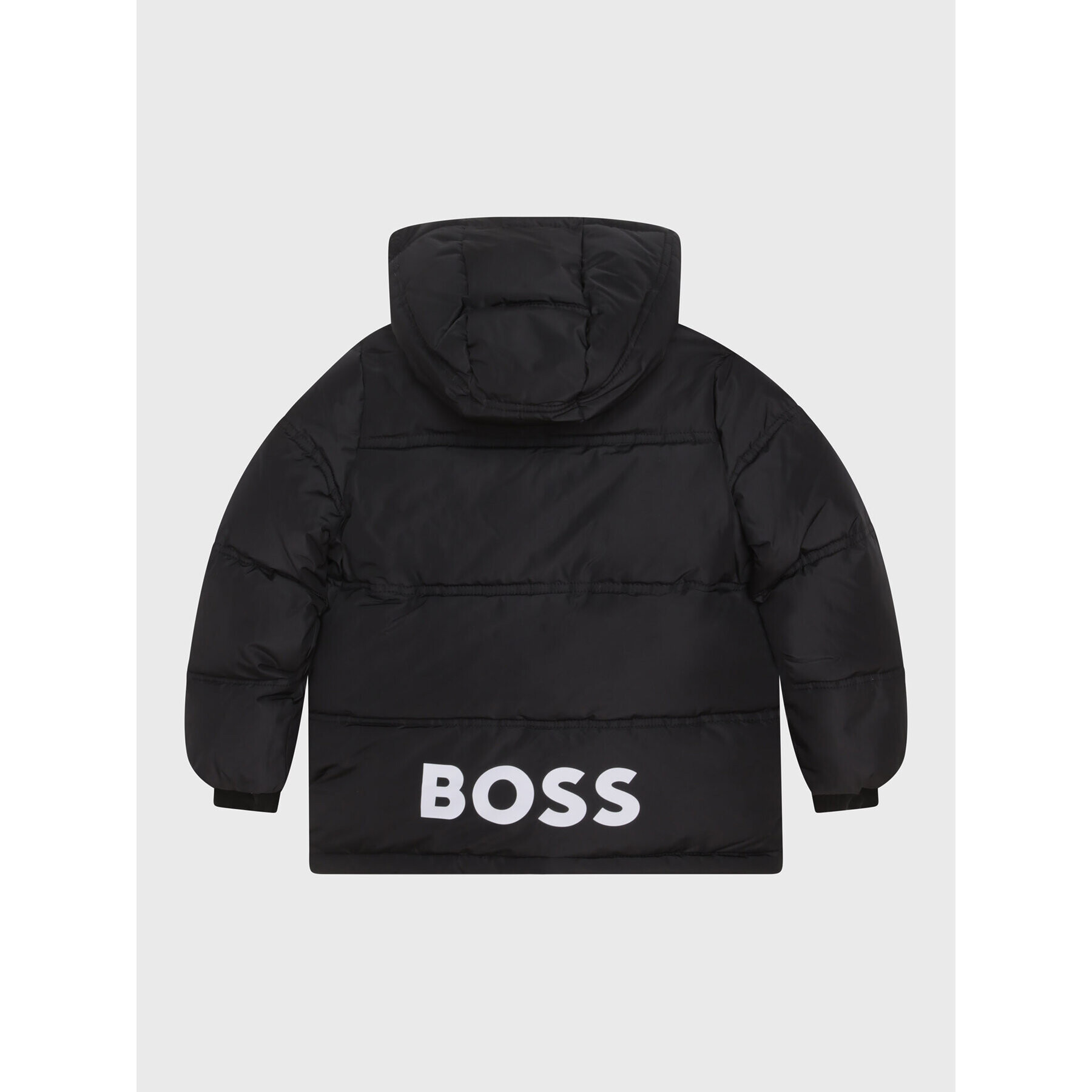 Boss Пухено яке J26488 D Черен Regular Fit - Pepit.bg