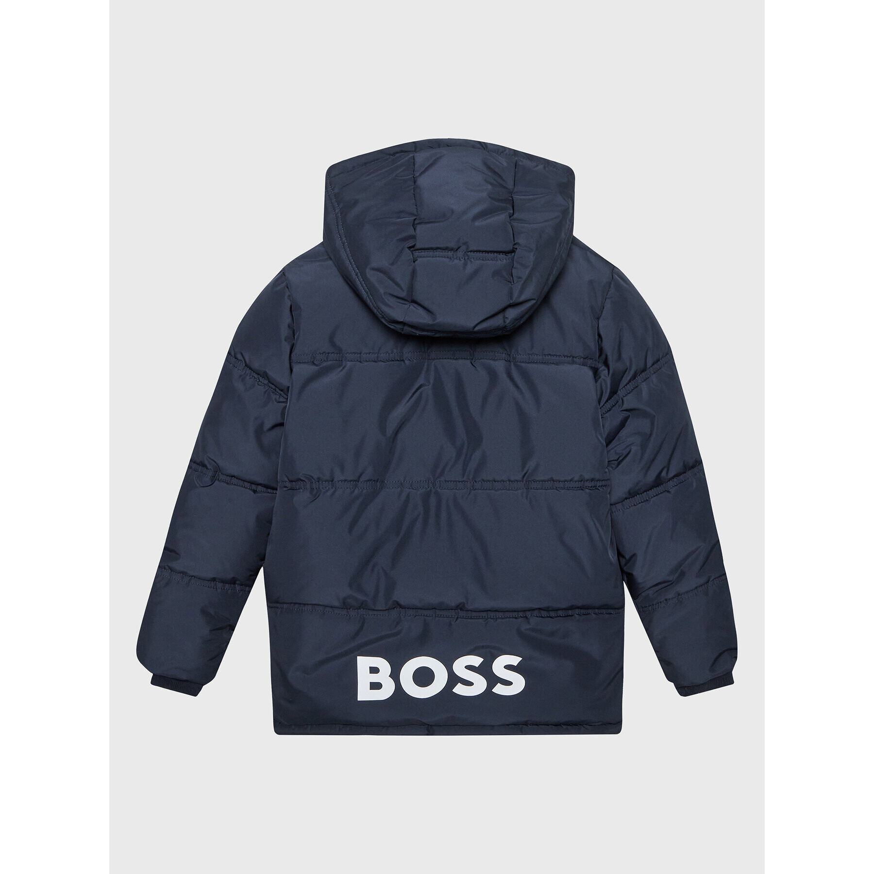 Boss Пухено яке J26488 S Тъмносин Regular Fit - Pepit.bg