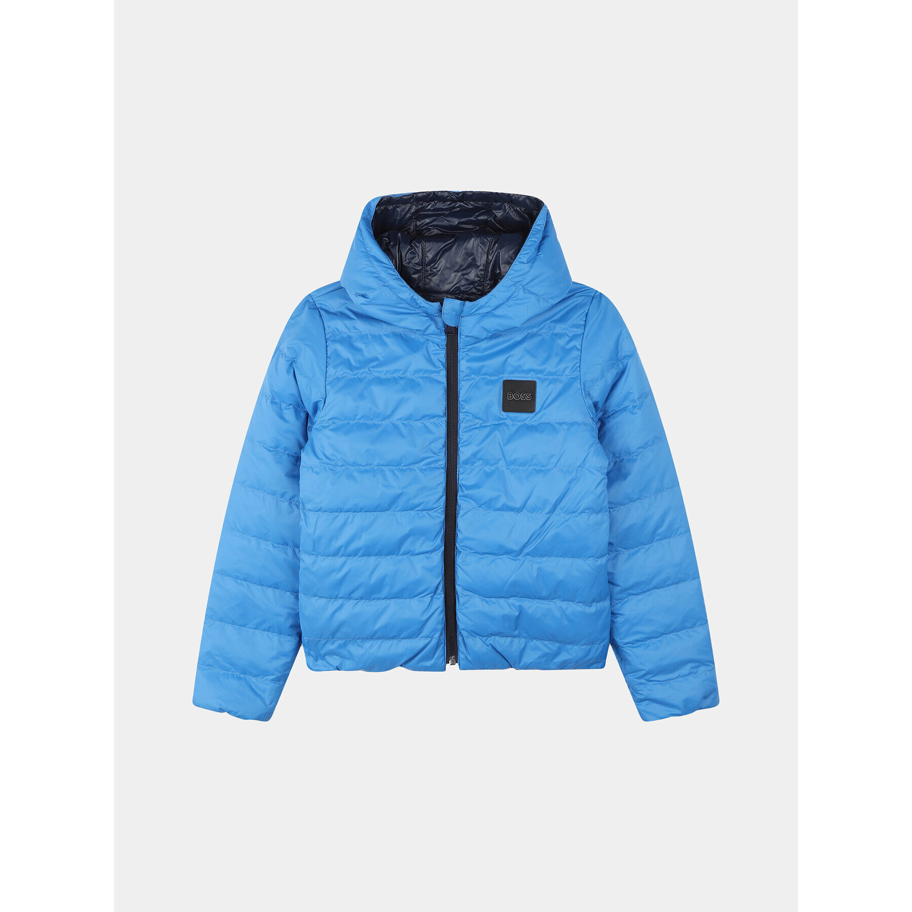 Boss Пухено яке J26516 D Тъмносин Regular Fit - Pepit.bg