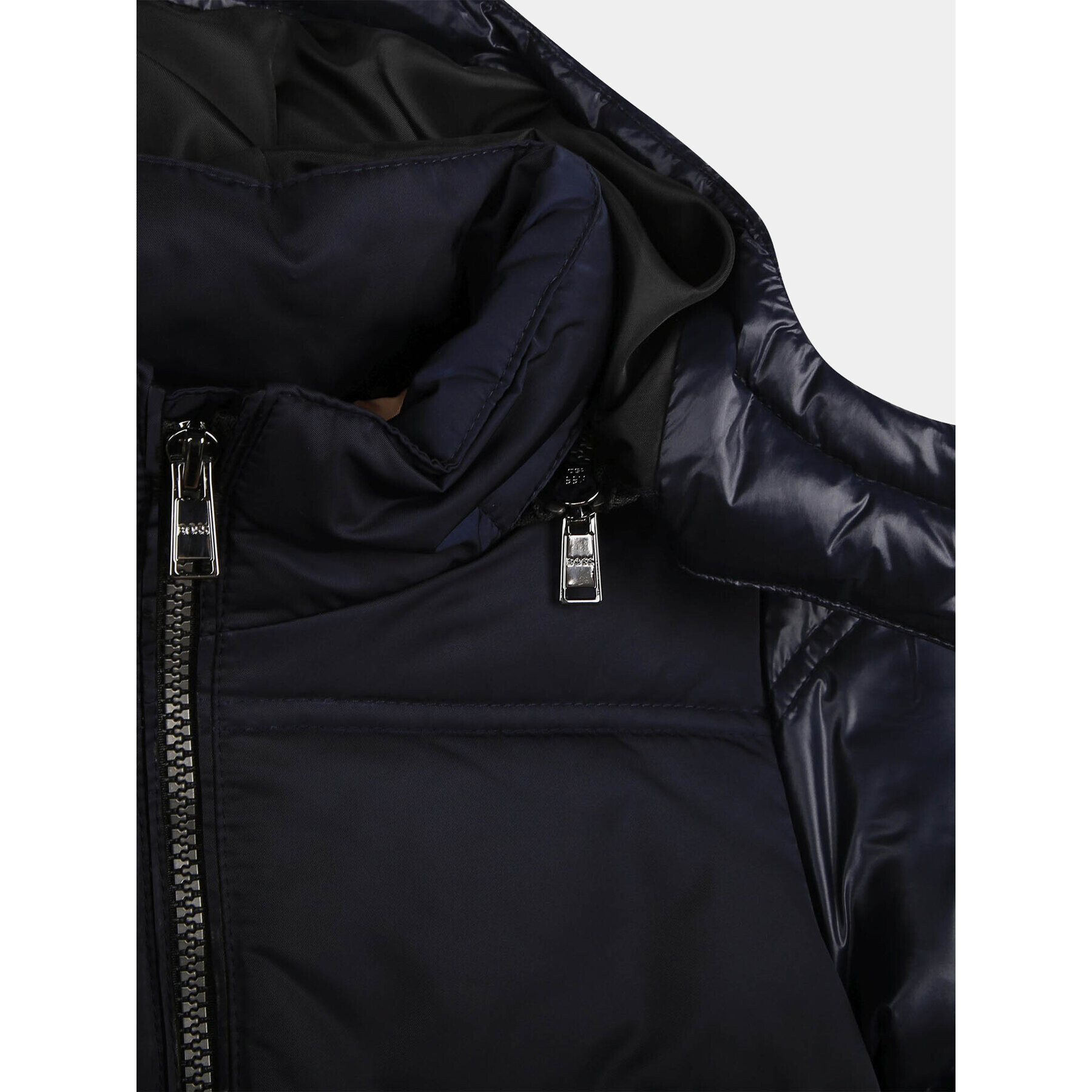 Boss Пухено яке J26525 D Син Regular Fit - Pepit.bg