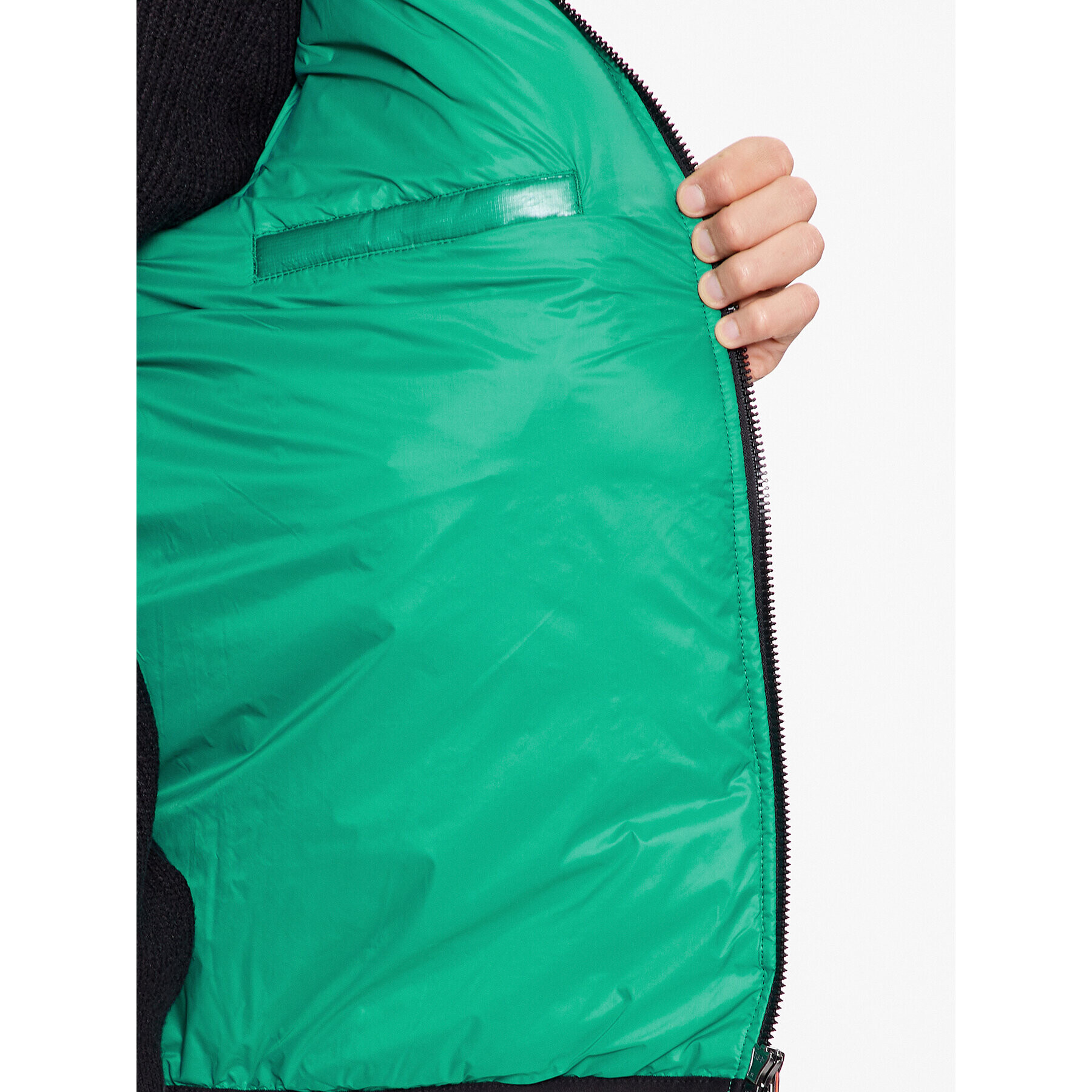 Boss Пухено яке Okobra 50498234 Зелен Regular Fit - Pepit.bg