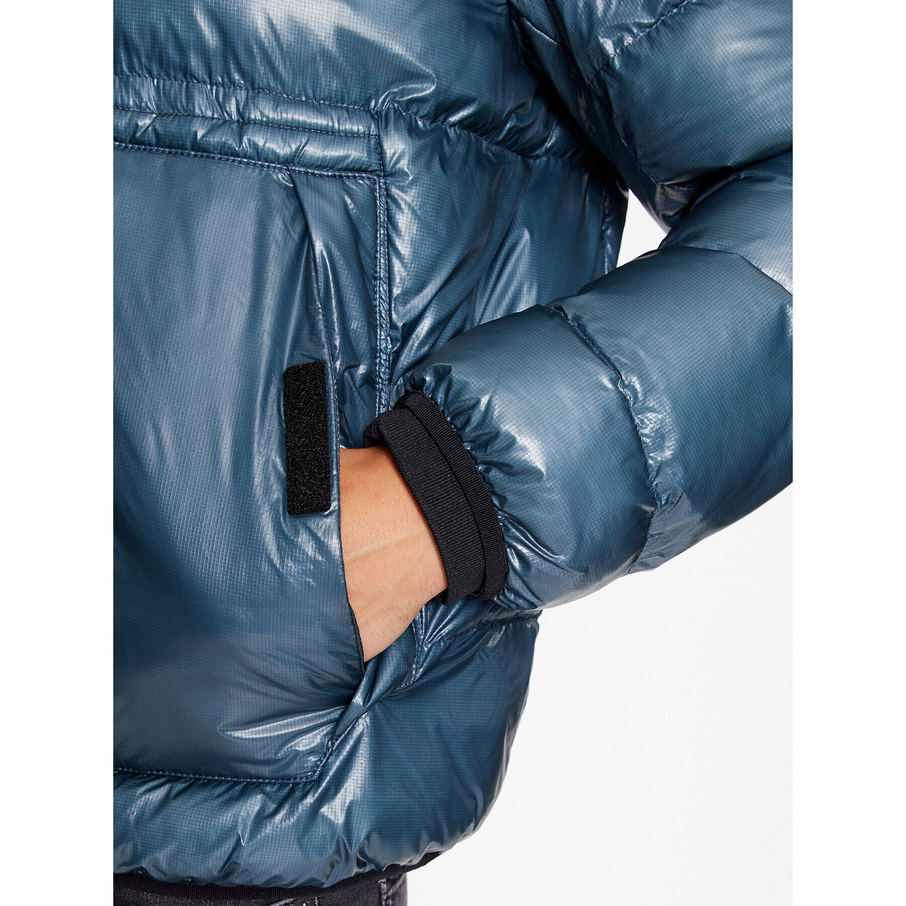 Boss Пухено яке Okobra 50498234 Зелен Regular Fit - Pepit.bg