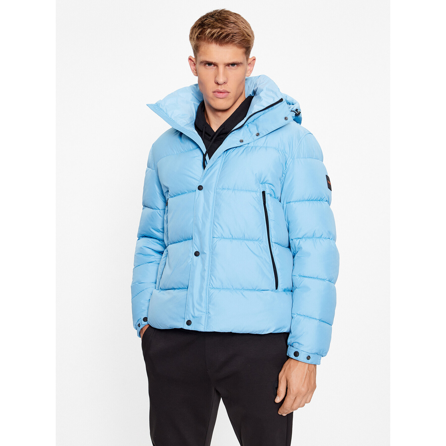 Boss Пухено яке Omaris 50499542 Син Regular Fit - Pepit.bg
