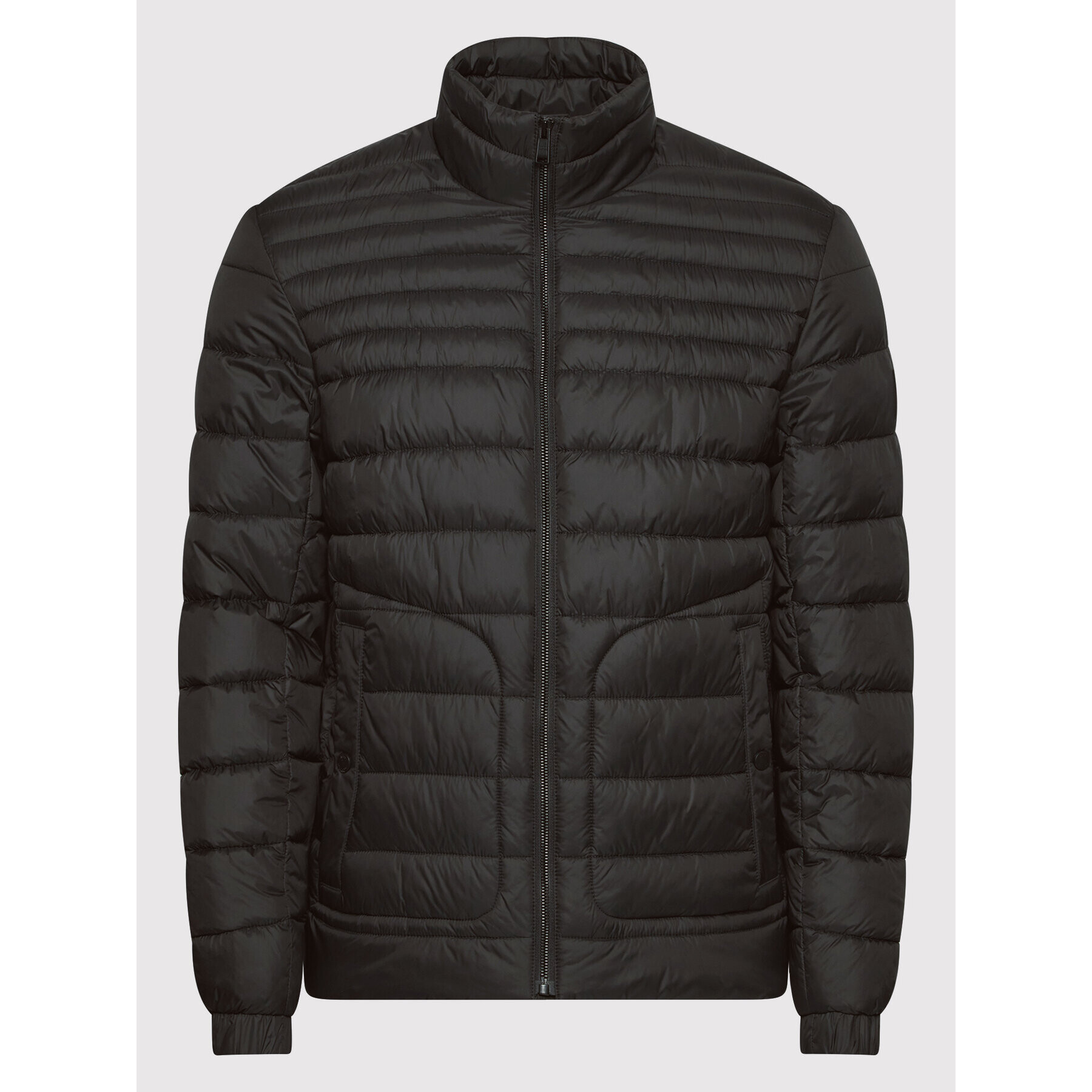 Boss Пухено яке Oswizz 50463023 Черен Regular Fit - Pepit.bg