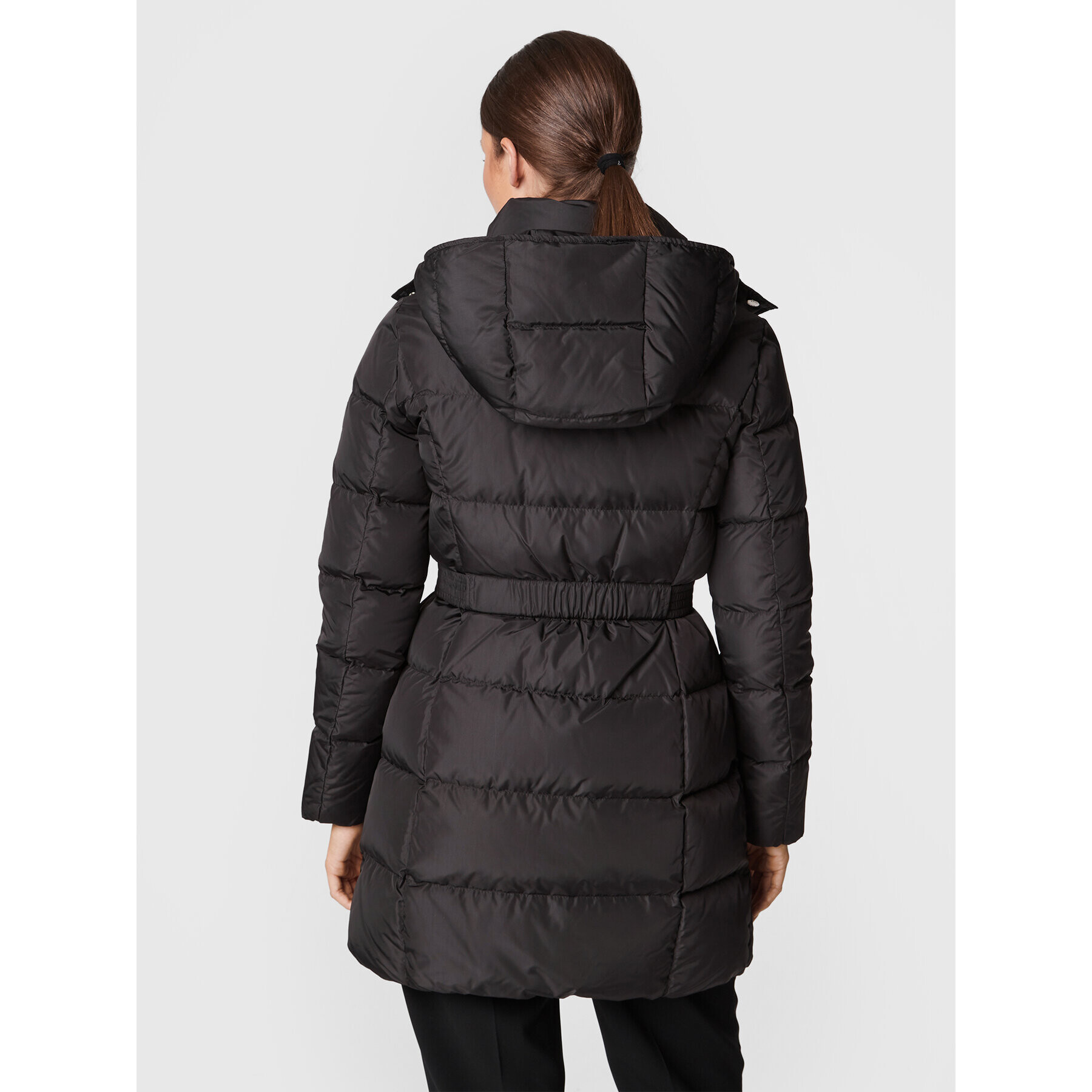 Boss Пухено яке Patantan3 50478144 Черен Regular Fit - Pepit.bg