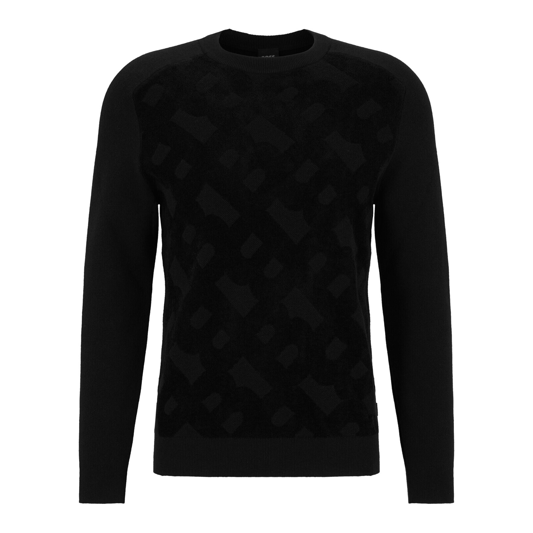 Boss Пуловер 50482270 Черен Regular Fit - Pepit.bg