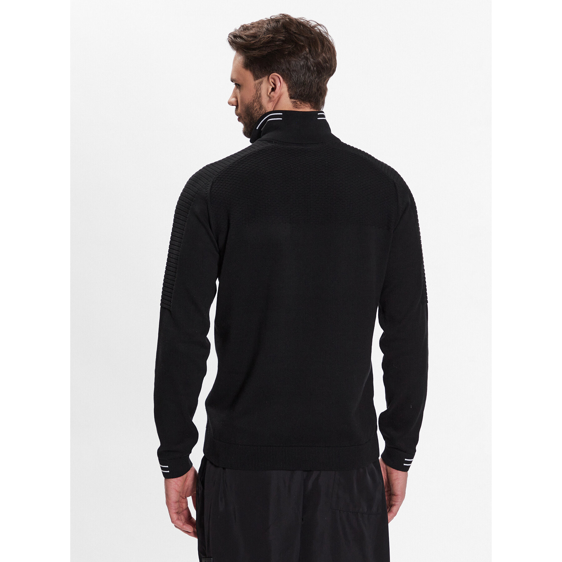 Boss Пуловер 50482399 Черен Regular Fit - Pepit.bg