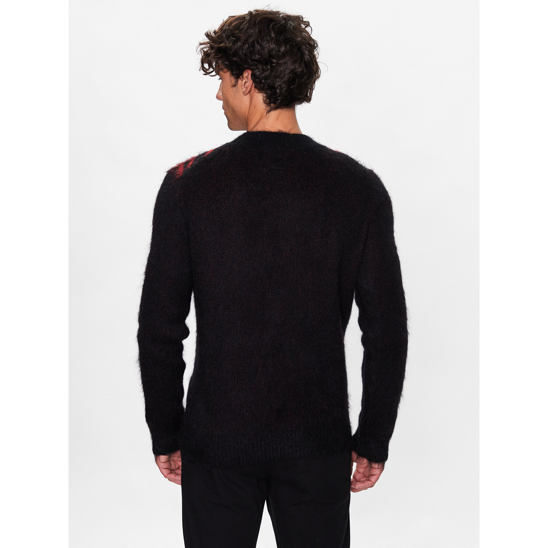 Boss Пуловер 50485235 Черен Regular Fit - Pepit.bg