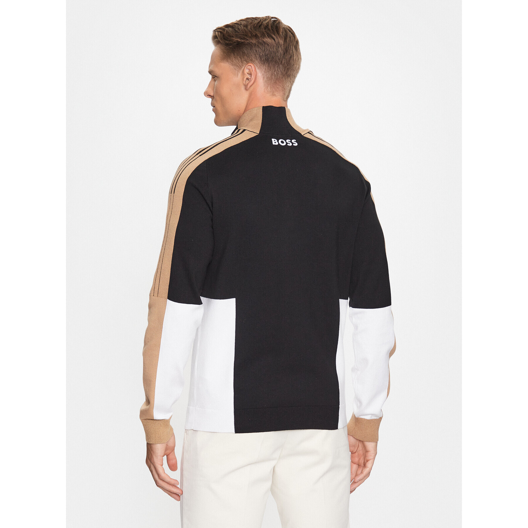 Boss Пуловер 50493769 Черен Regular Fit - Pepit.bg