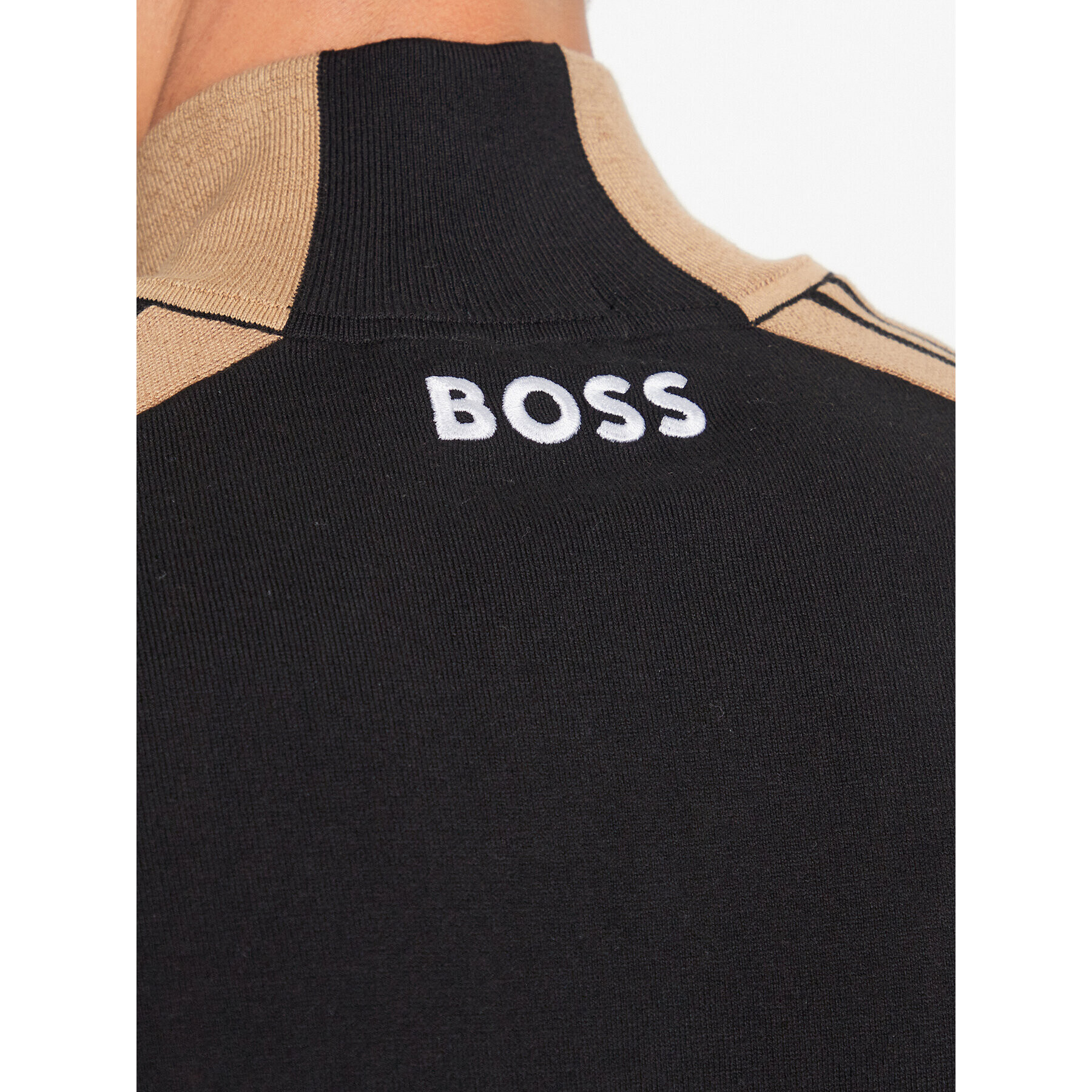 Boss Пуловер 50493769 Черен Regular Fit - Pepit.bg