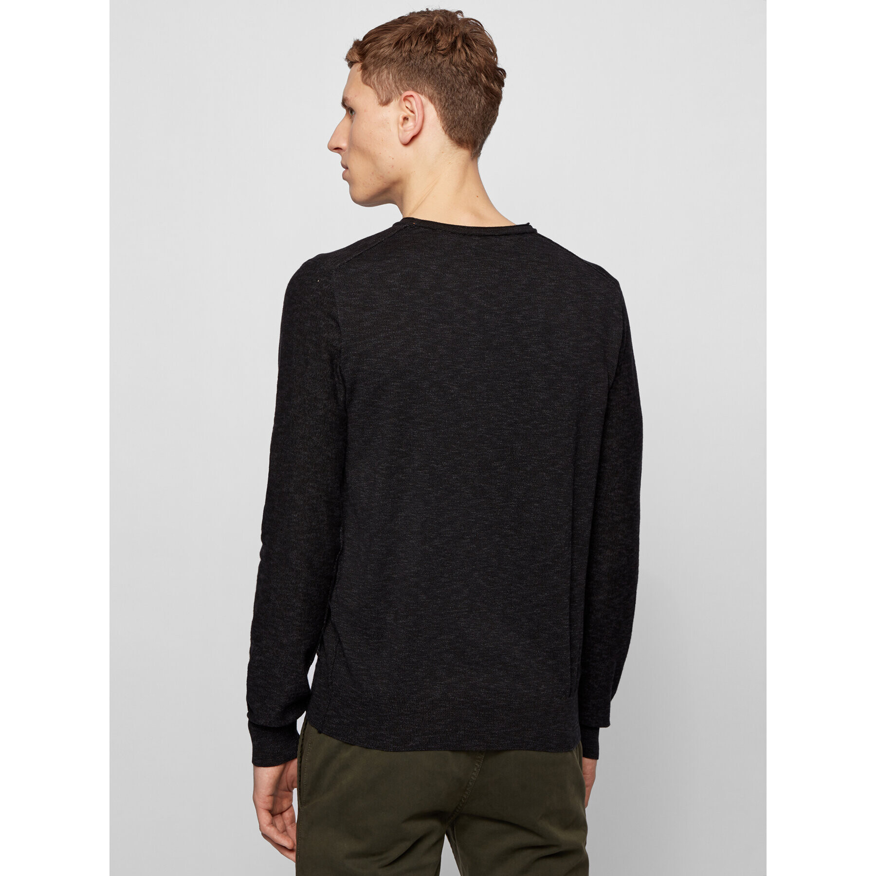 Boss Пуловер Amiox 50443391 Черен Slim Fit - Pepit.bg