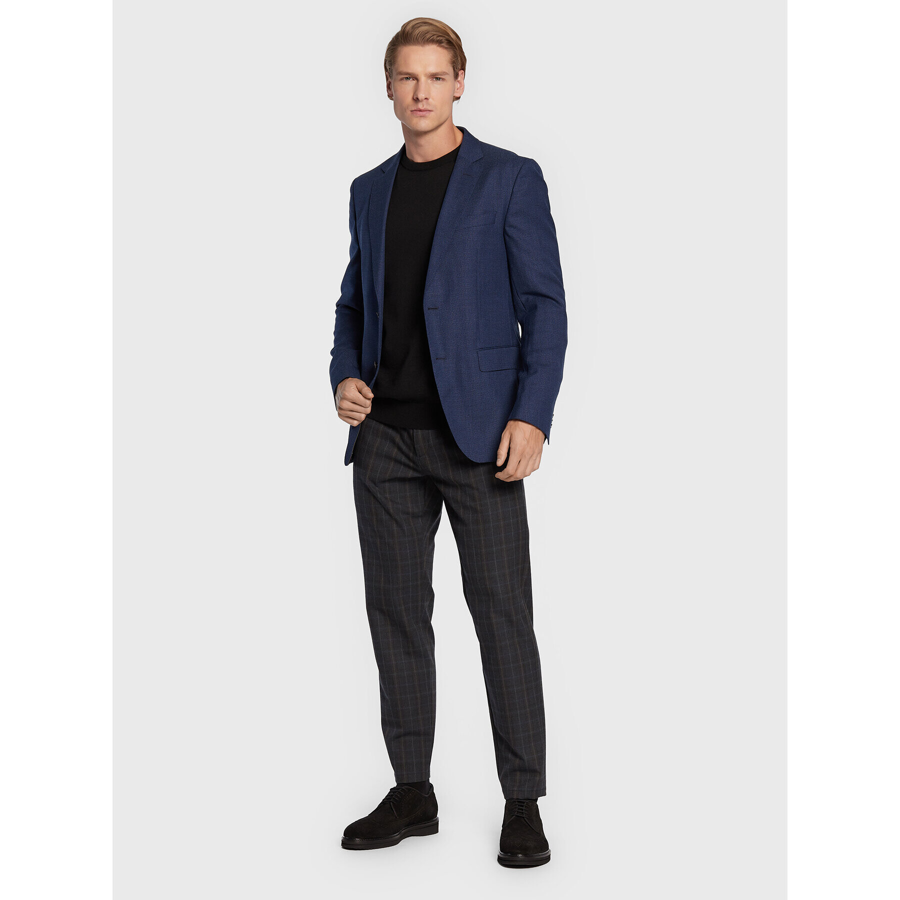 Boss Пуловер Botto-L 50476364 Черен Regular Fit - Pepit.bg