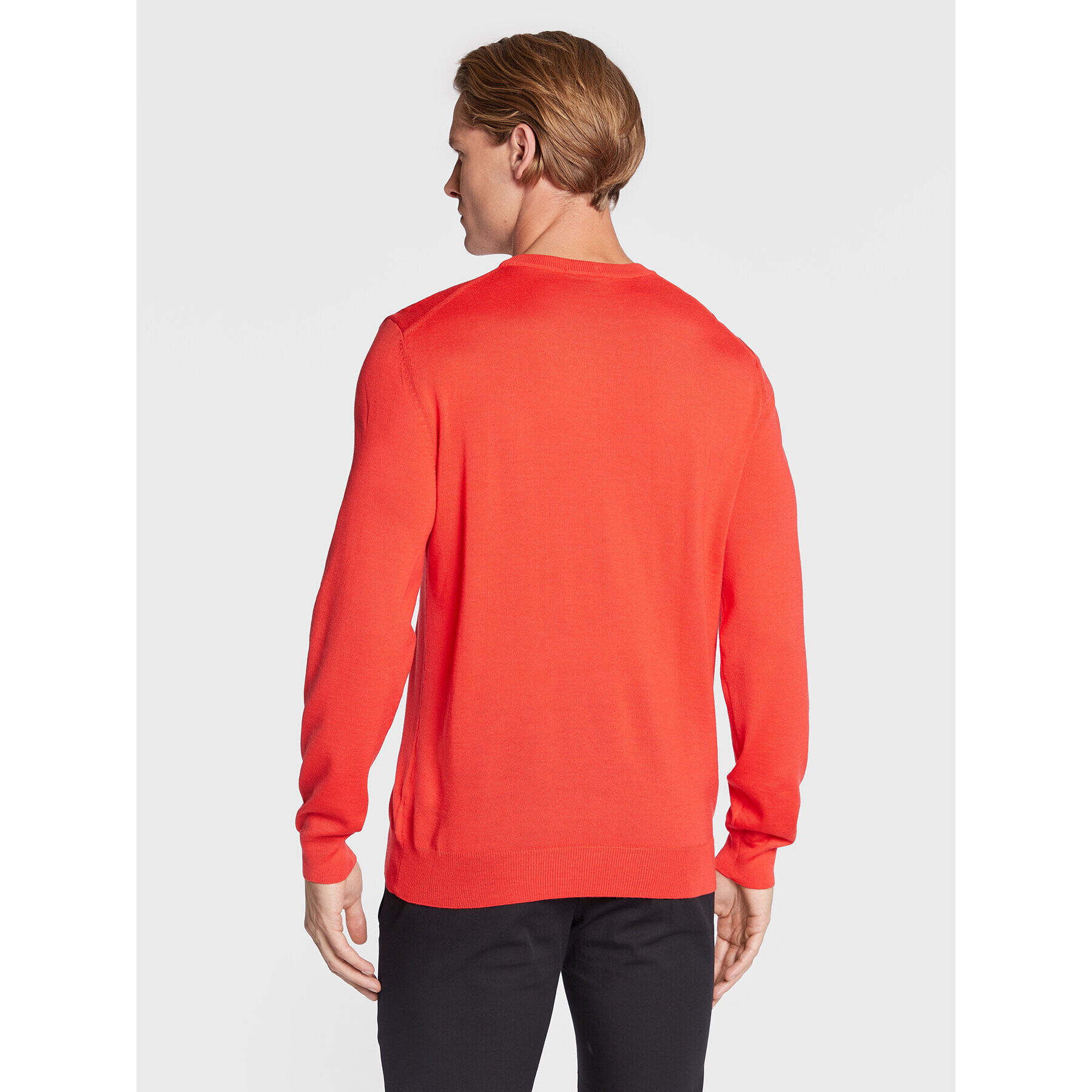 Boss Пуловер Botto-L 50476364 Оранжев Regular Fit - Pepit.bg