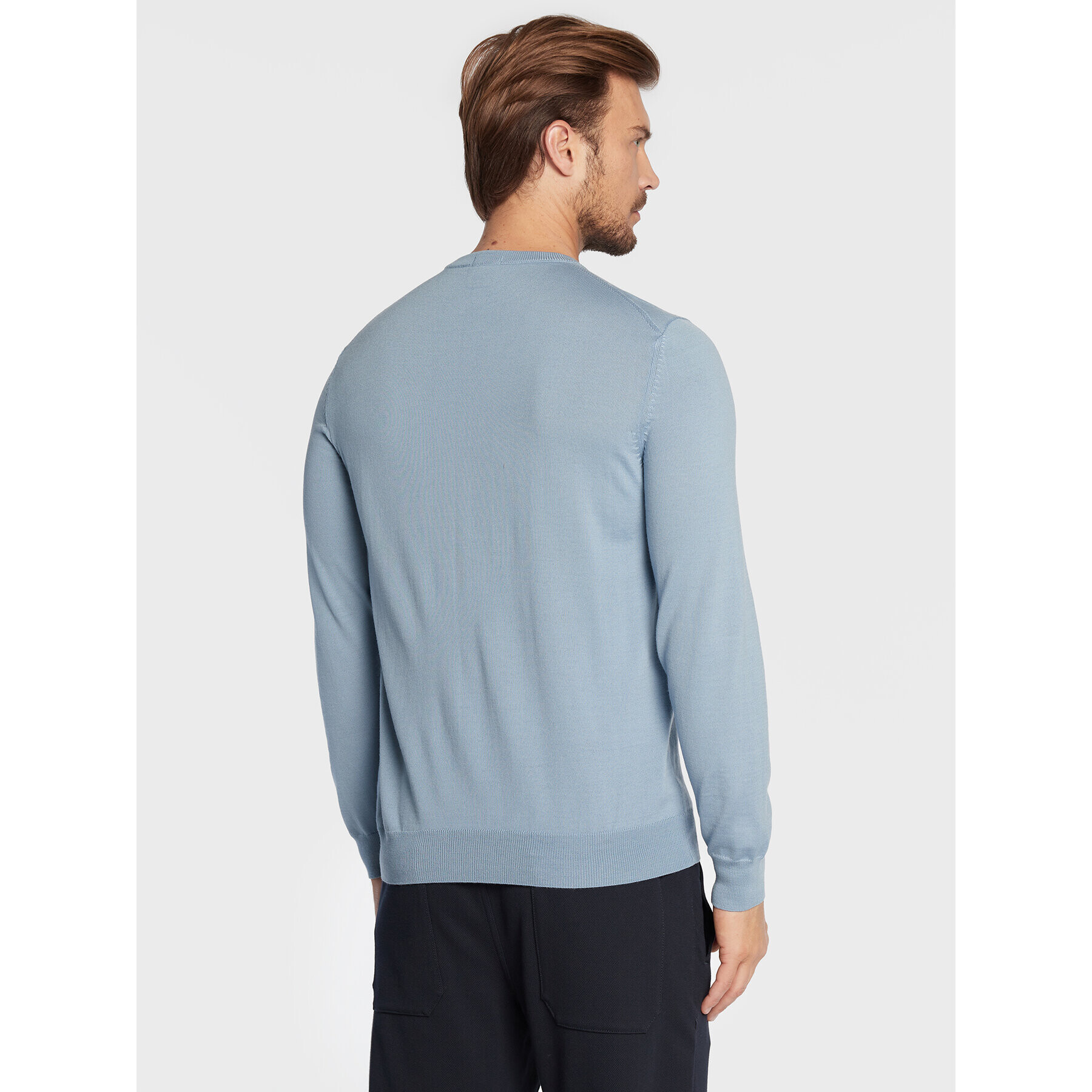 Boss Пуловер Botto-L 50476364 Син Regular Fit - Pepit.bg