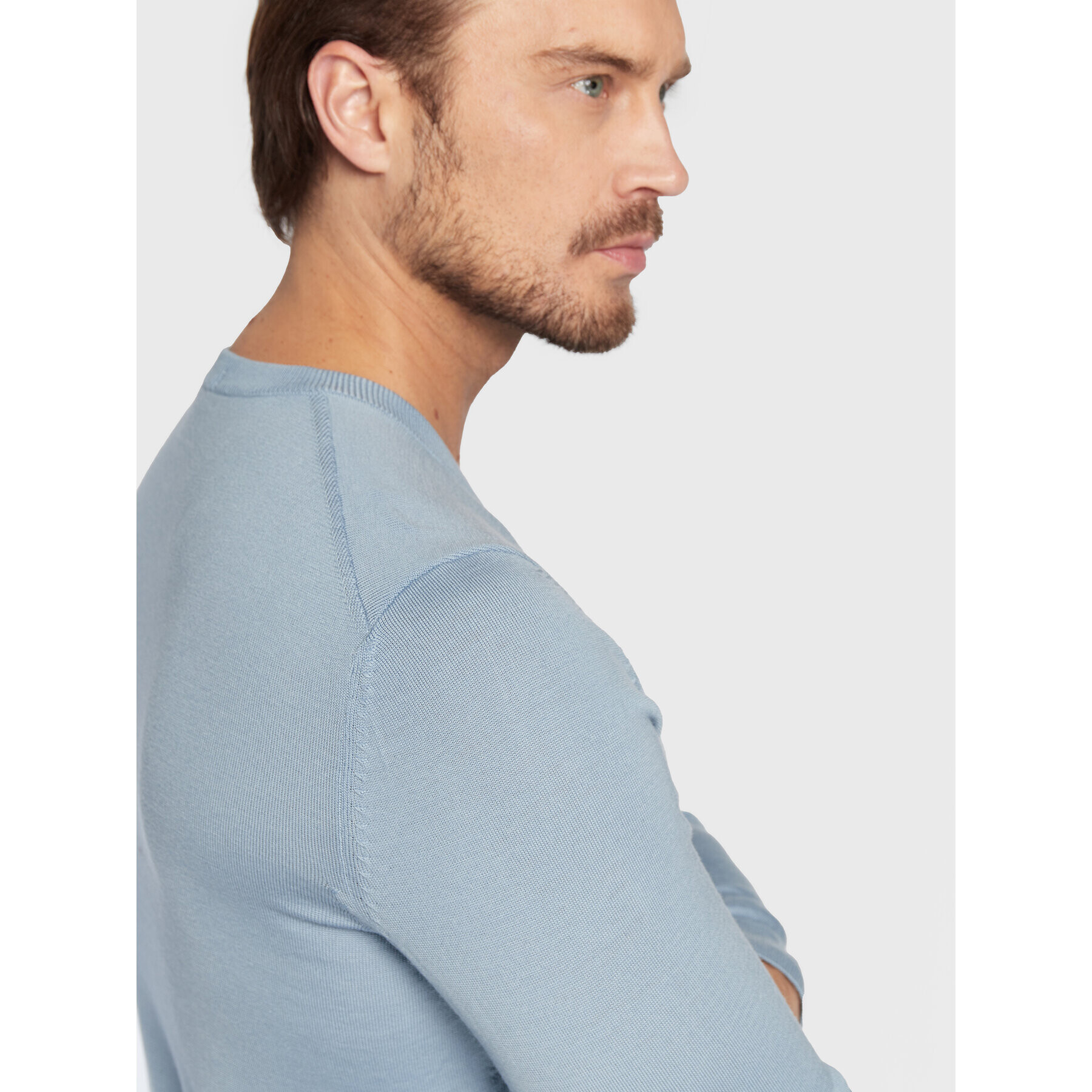 Boss Пуловер Botto-L 50476364 Син Regular Fit - Pepit.bg