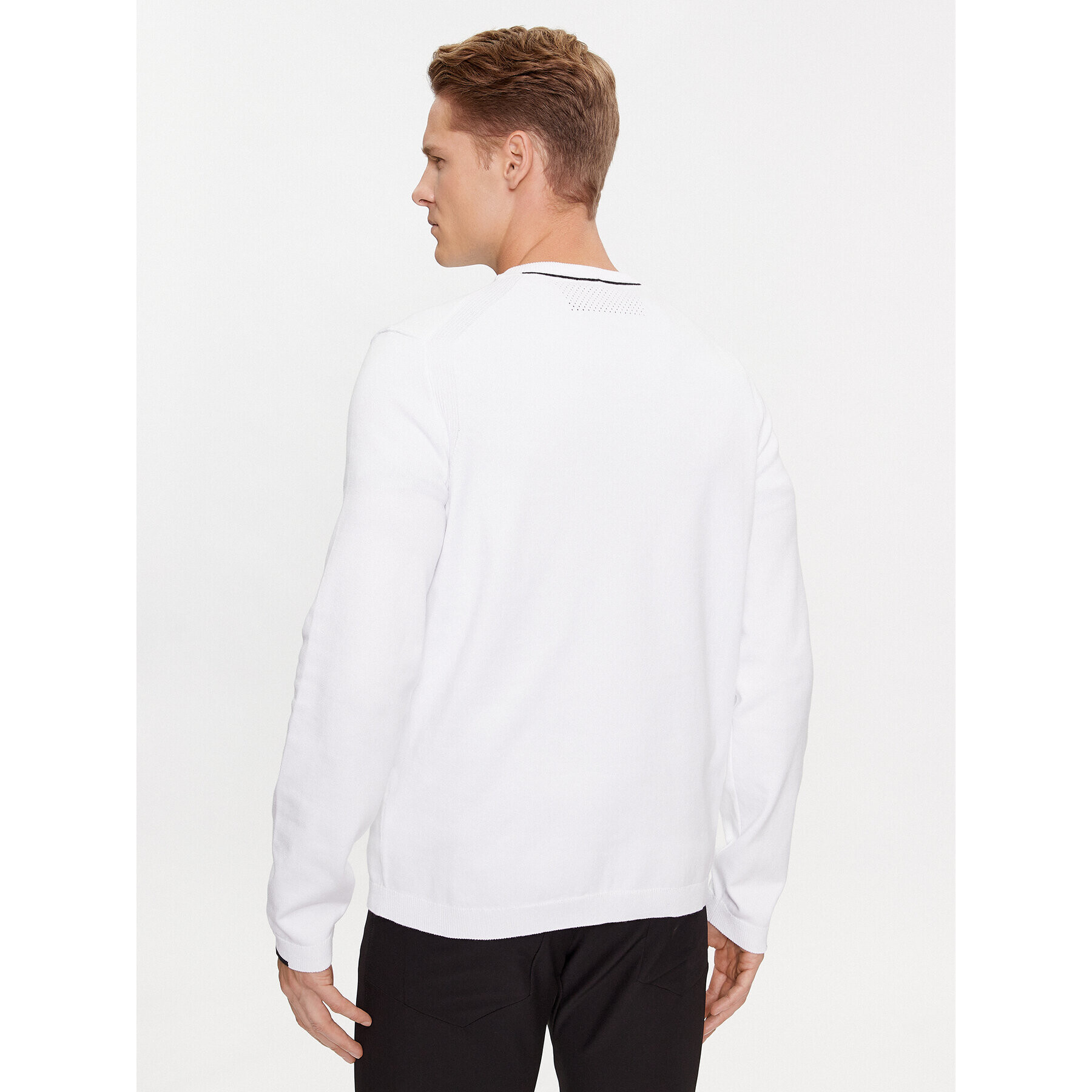 Boss Пуловер Ever-X_Cn 50498539 Бял Regular Fit - Pepit.bg