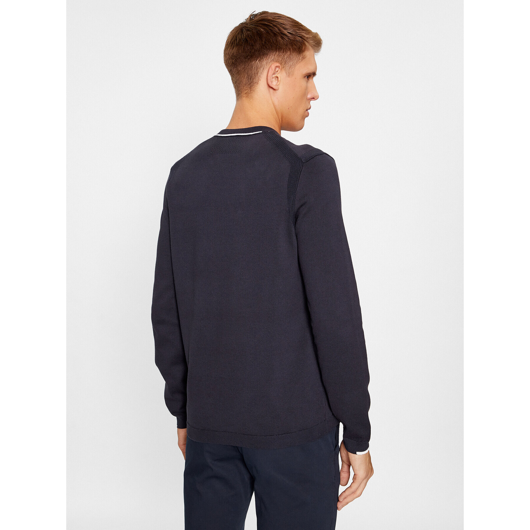 Boss Пуловер Ever-X_Cn 50498539 Тъмносин Regular Fit - Pepit.bg