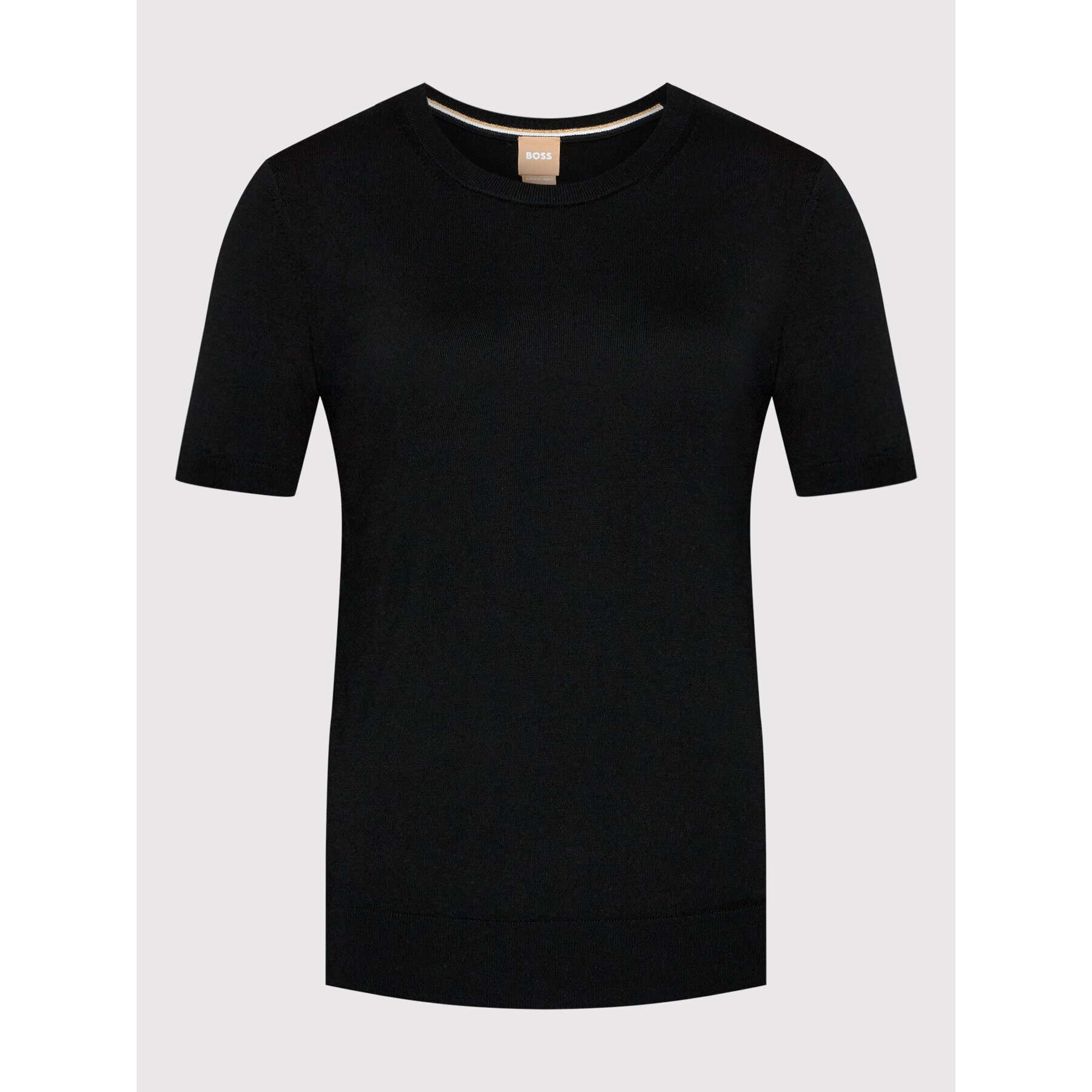 Boss Пуловер Falyssias 50473246 Черен Regular Fit - Pepit.bg