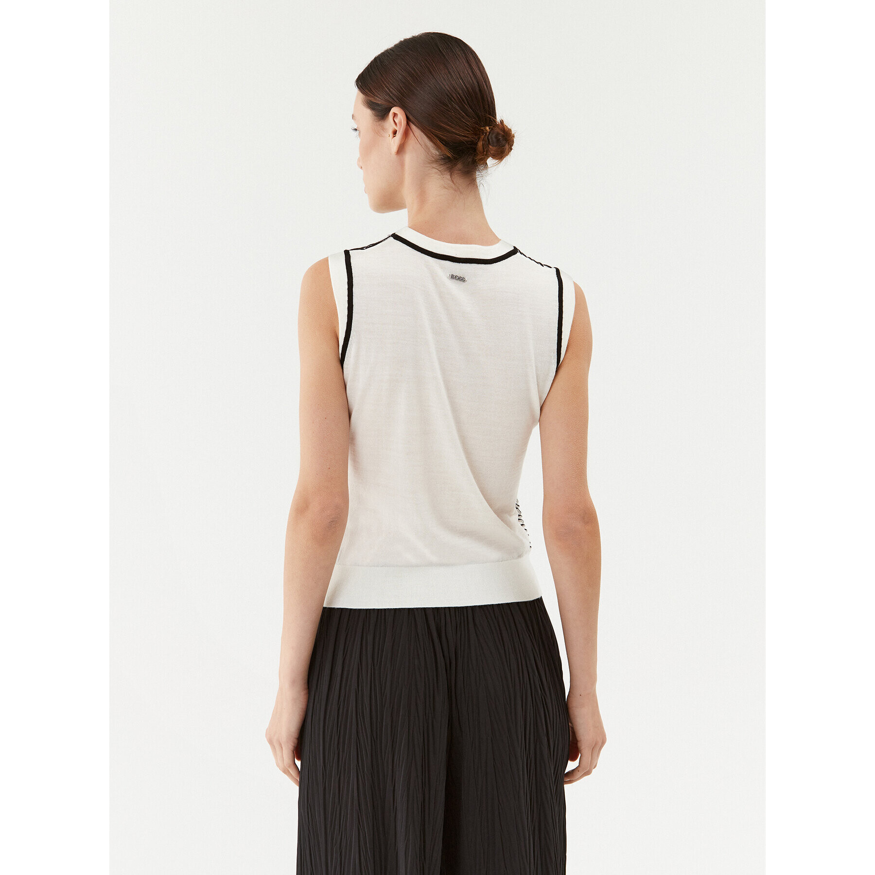 Boss Пуловер Fastuna 50493924 Екрю Regular Fit - Pepit.bg