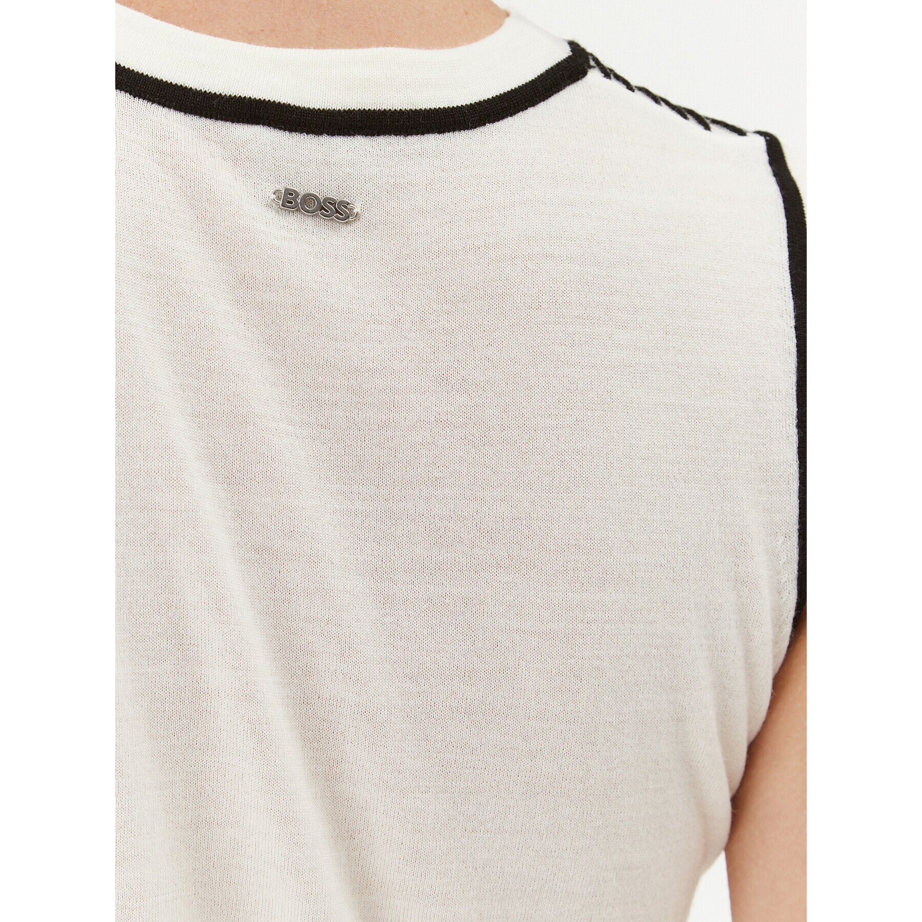 Boss Пуловер Fastuna 50493924 Екрю Regular Fit - Pepit.bg