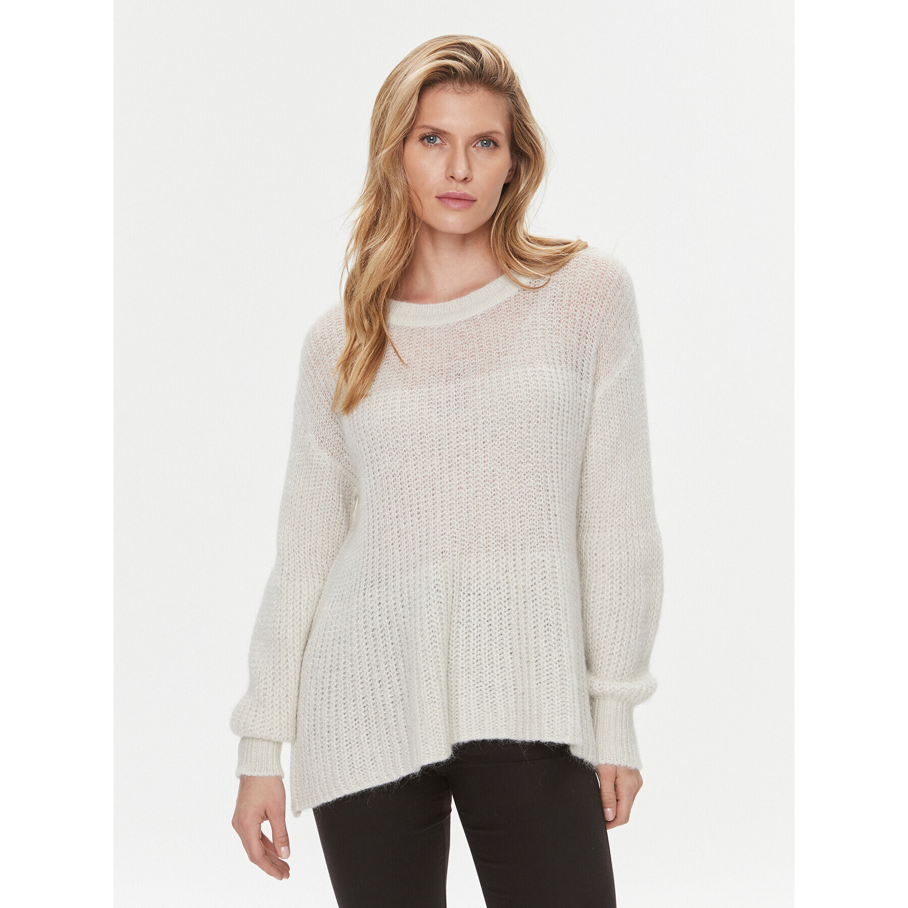 Boss Пуловер Fuoline 50493836 Екрю Regular Fit - Pepit.bg