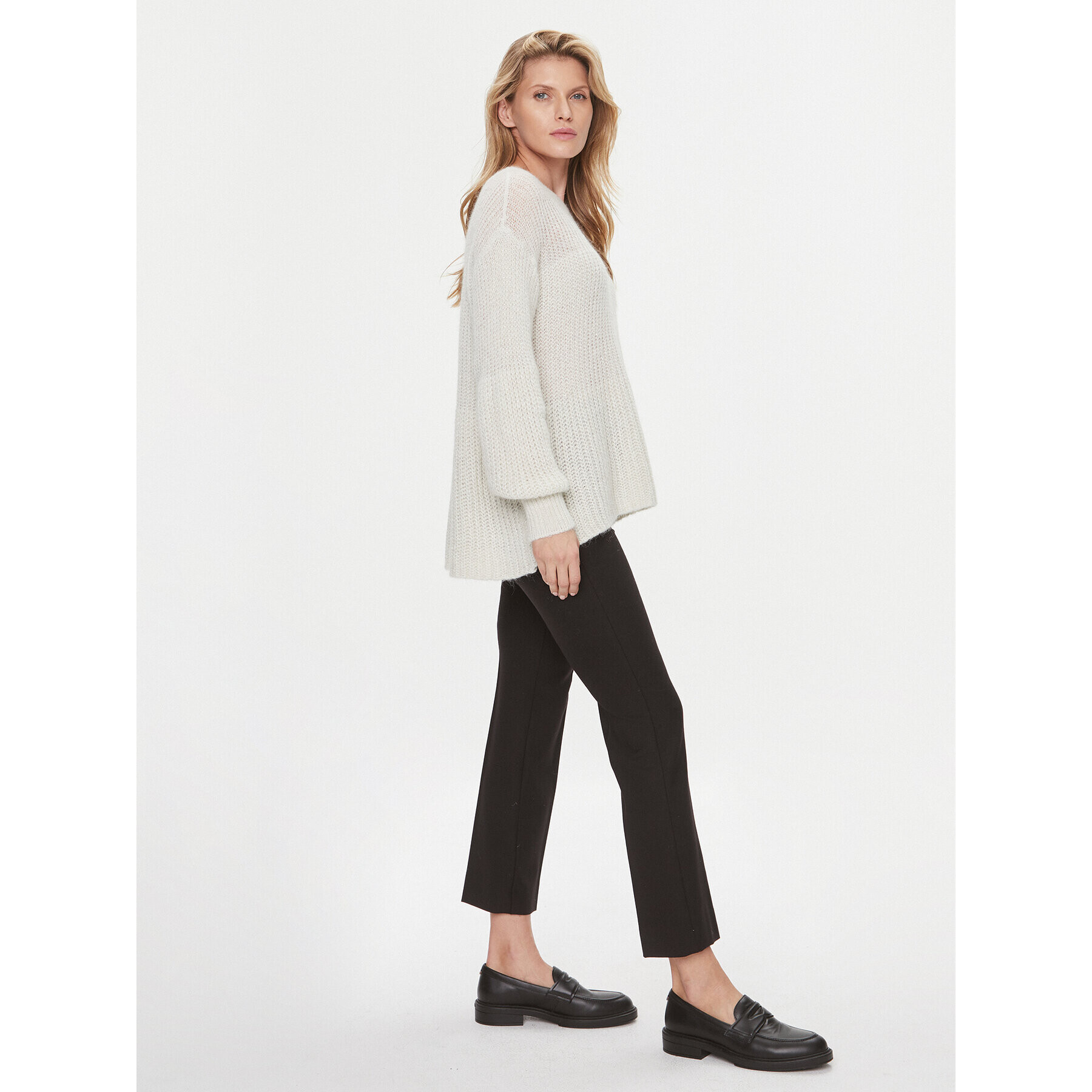 Boss Пуловер Fuoline 50493836 Екрю Regular Fit - Pepit.bg