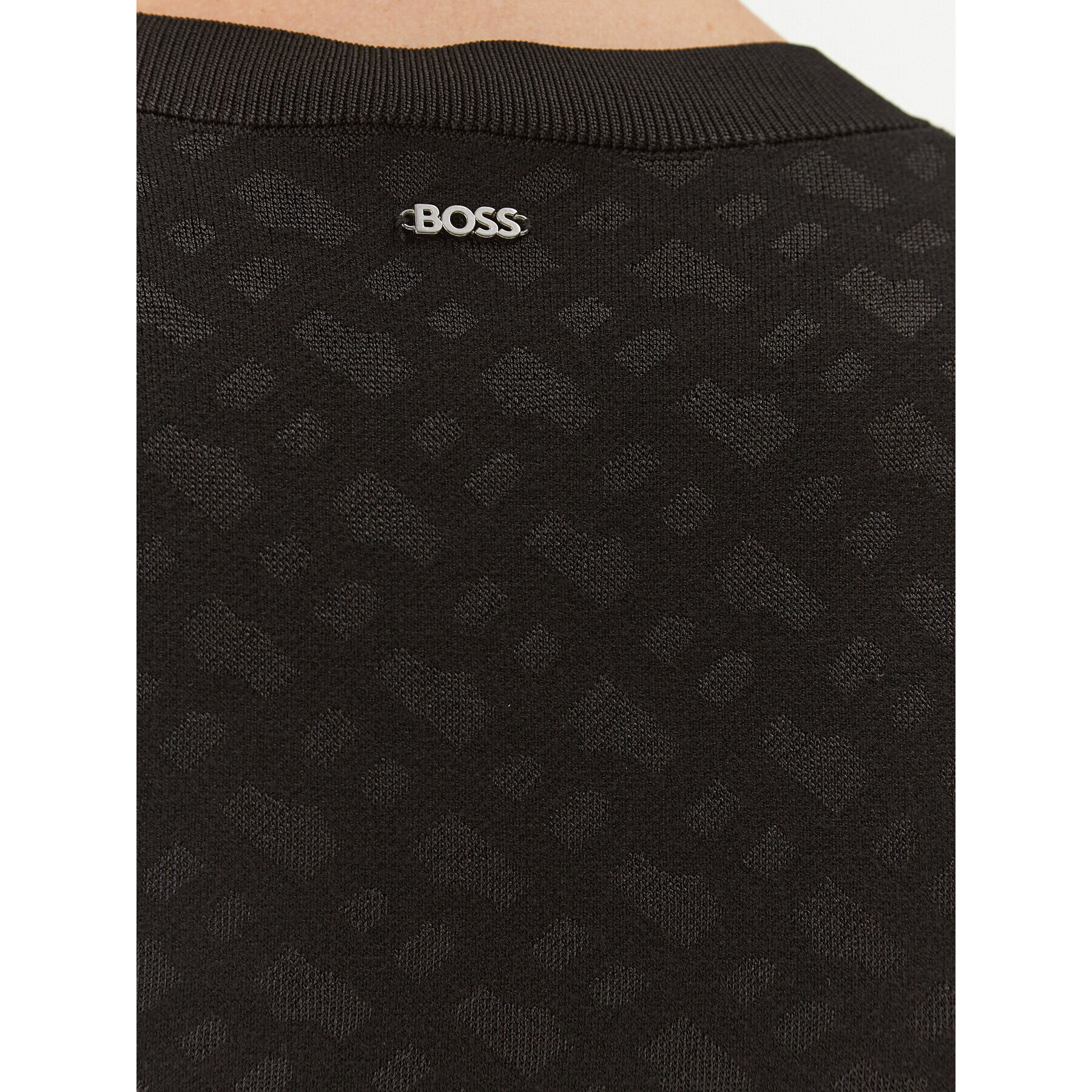 Boss Пуловер Furkina 50493923 Черен Regular Fit - Pepit.bg