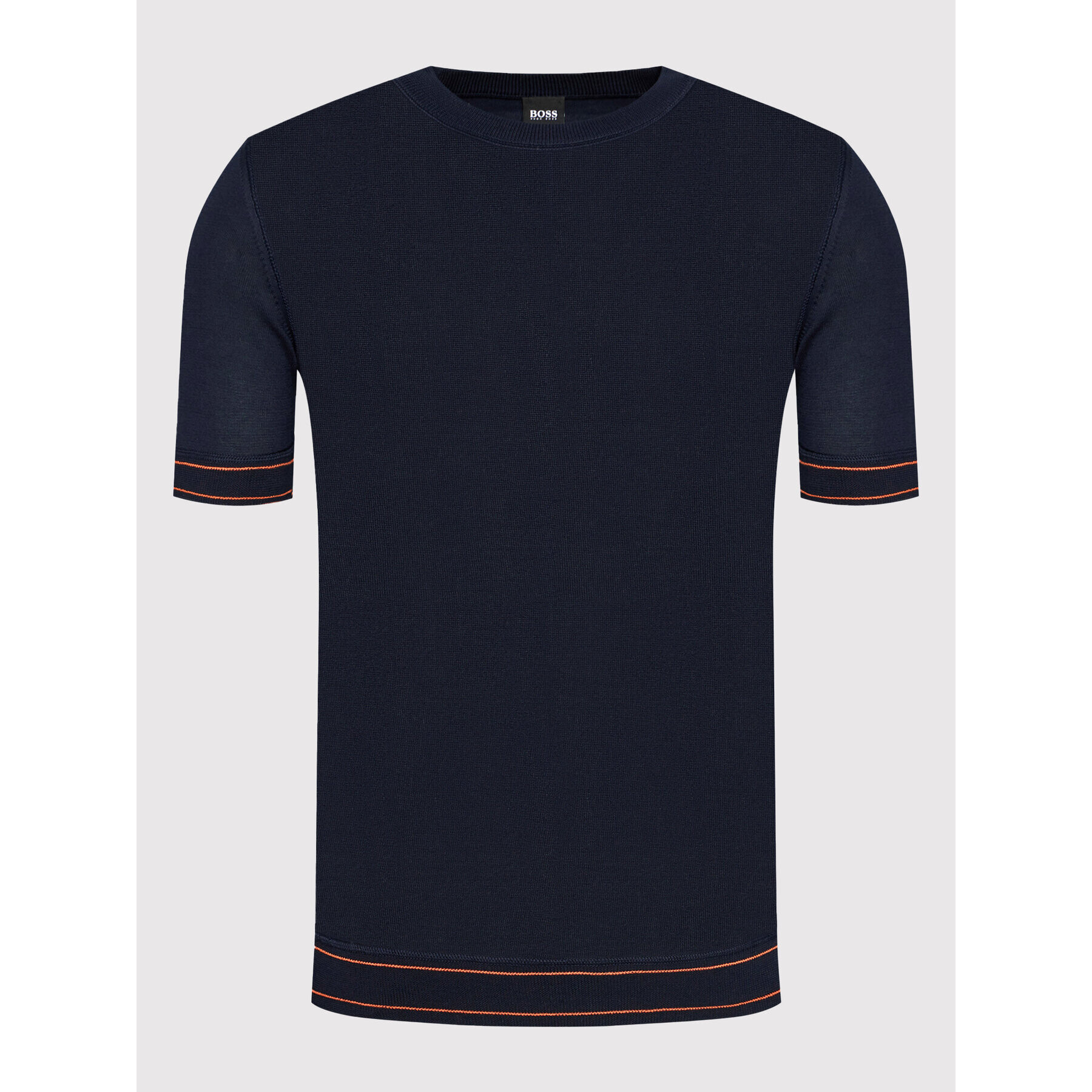Boss Пуловер Horelli 50452407 Тъмносин Regular Fit - Pepit.bg