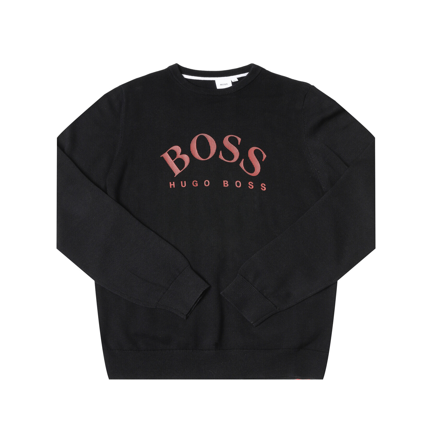 Boss Пуловер J25G01 D Черен Regular Fit - Pepit.bg