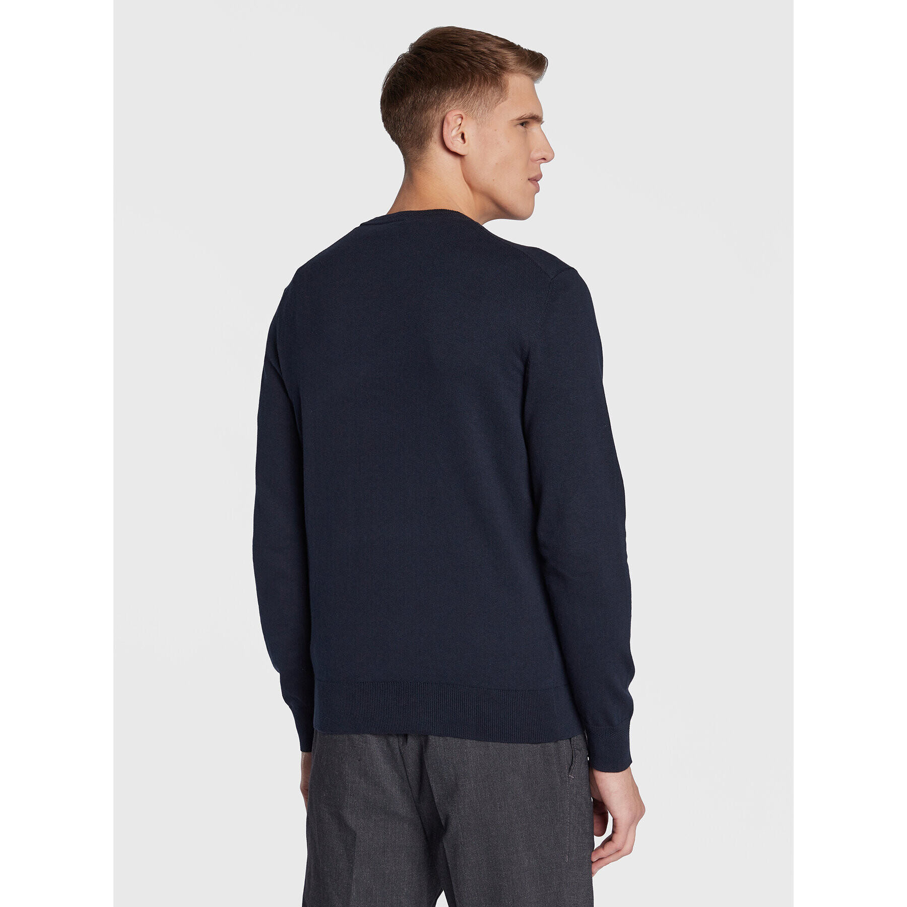 Boss Пуловер Kanovano 50471343 Тъмносин Regular Fit - Pepit.bg