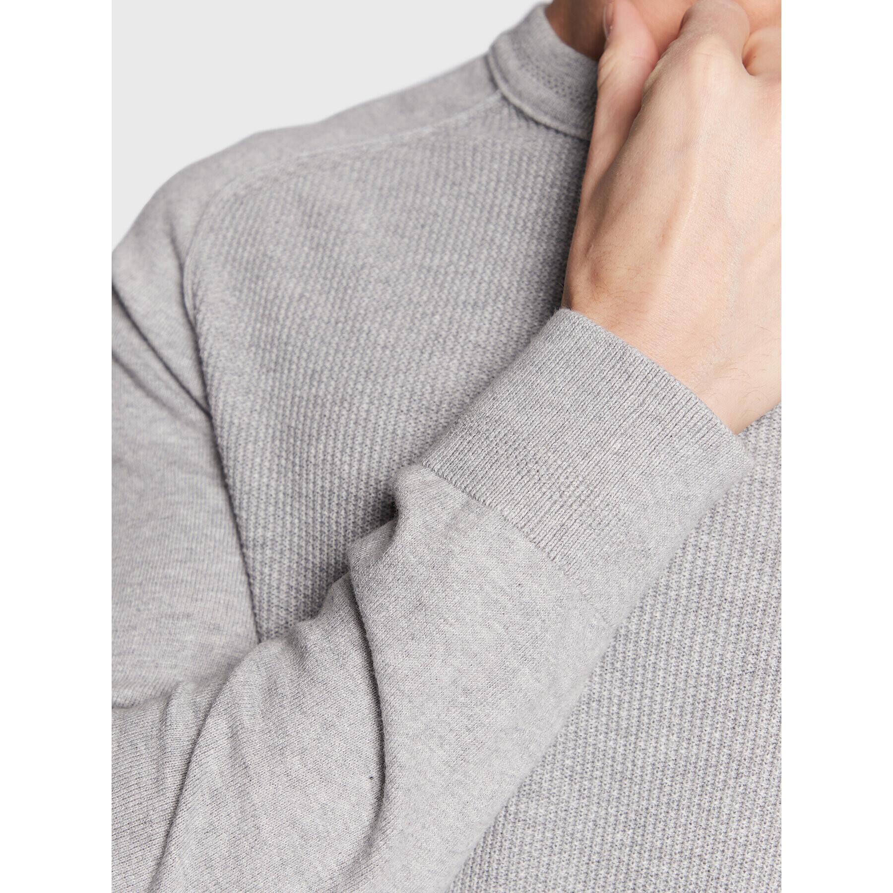 Boss Пуловер Kesom 50474873 Сив Regular Fit - Pepit.bg