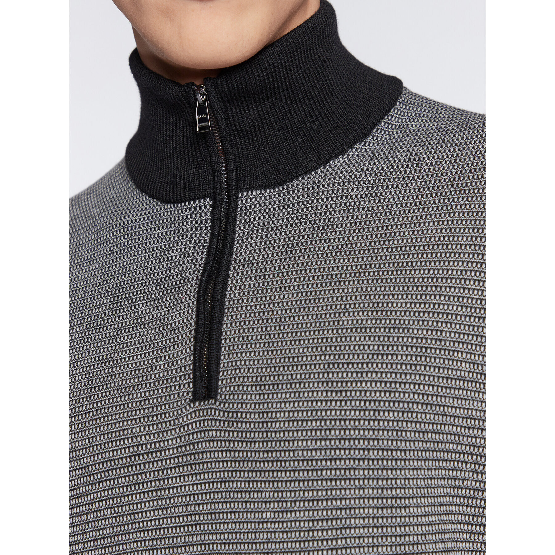 Boss Пуловер Ladamo 50477394 Черен Regular Fit - Pepit.bg
