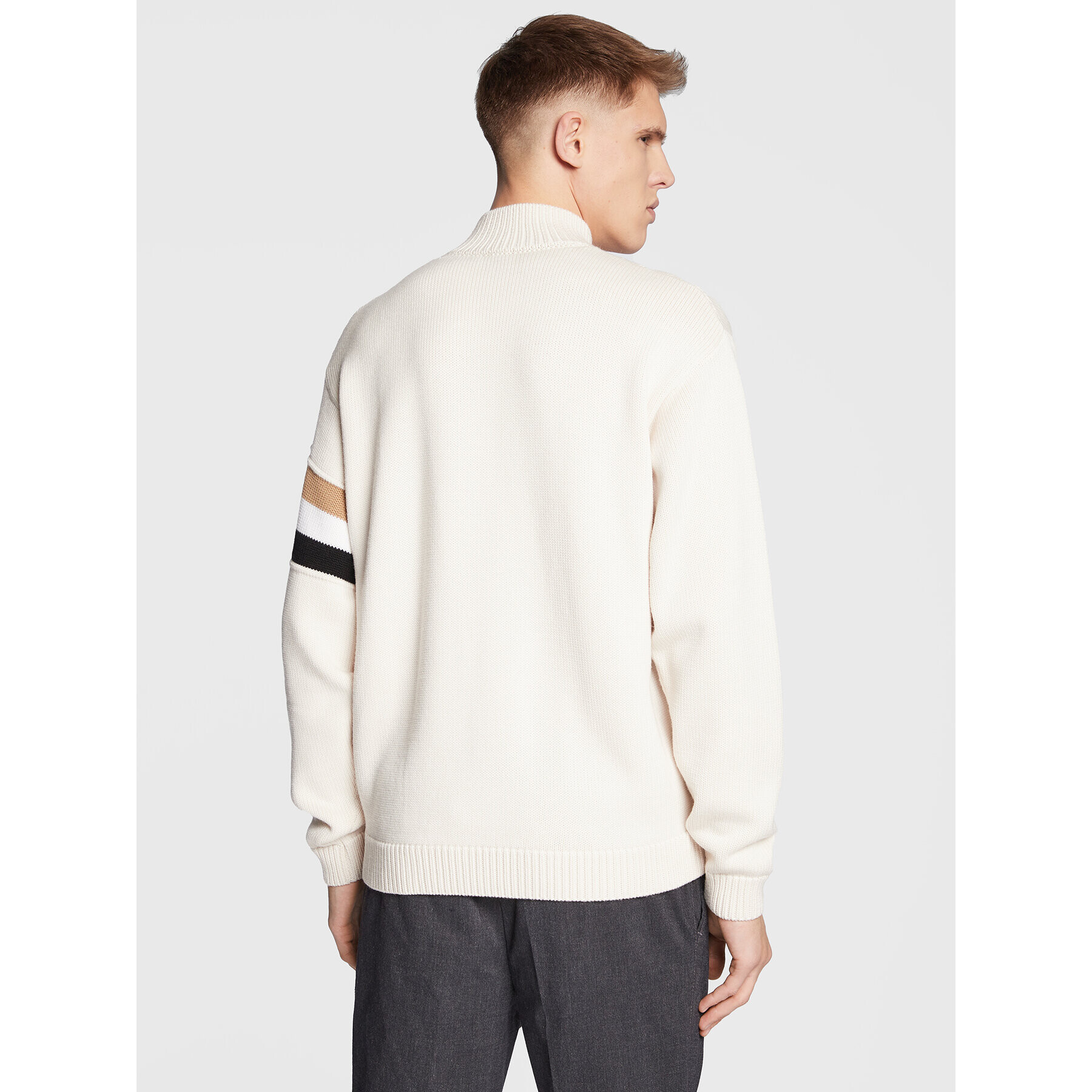 Boss Пуловер Lerio 50478780 Бежов Regular Fit - Pepit.bg