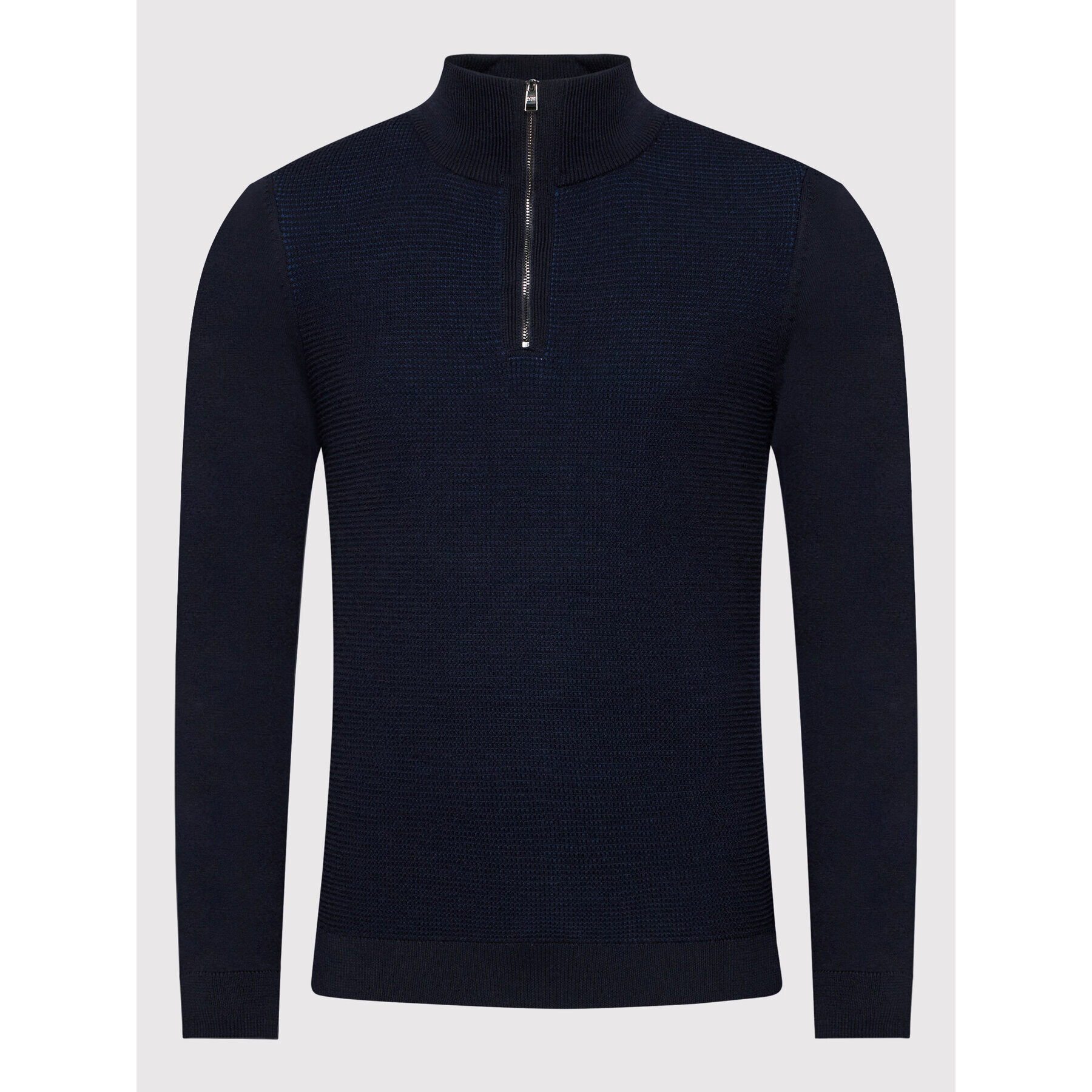 Boss Пуловер Madan 50435244 Тъмносин Regular Fit - Pepit.bg