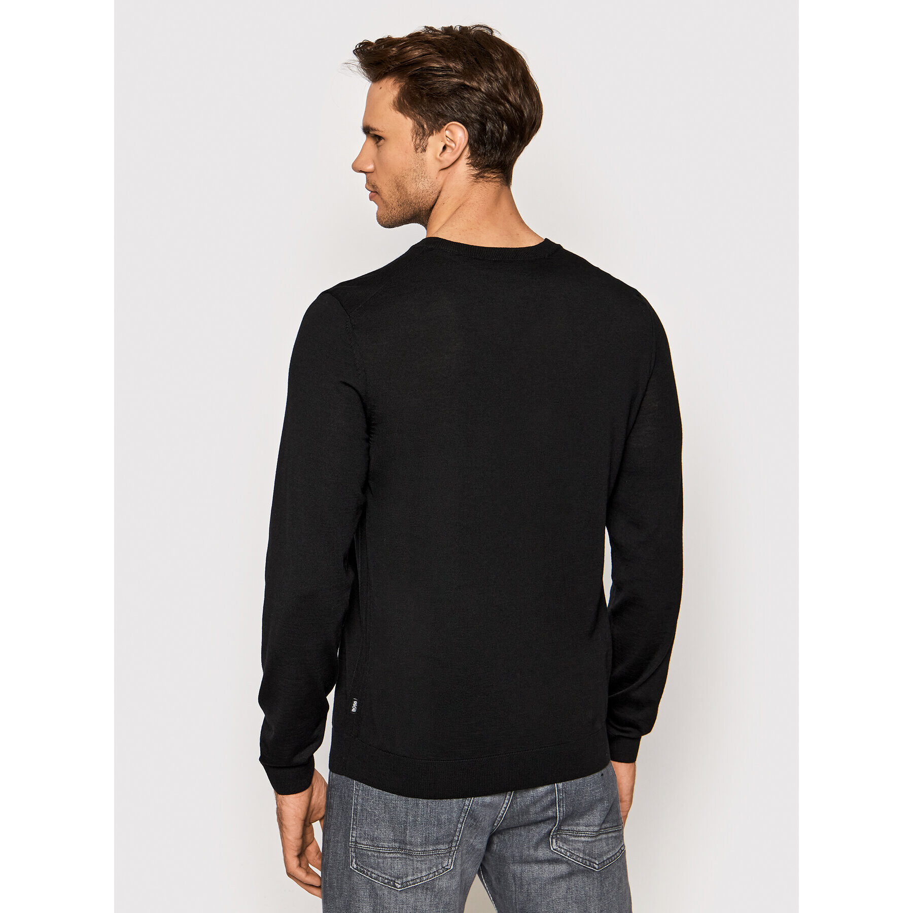 Boss Пуловер Melba-P 50378576 Черен Slim Fit - Pepit.bg