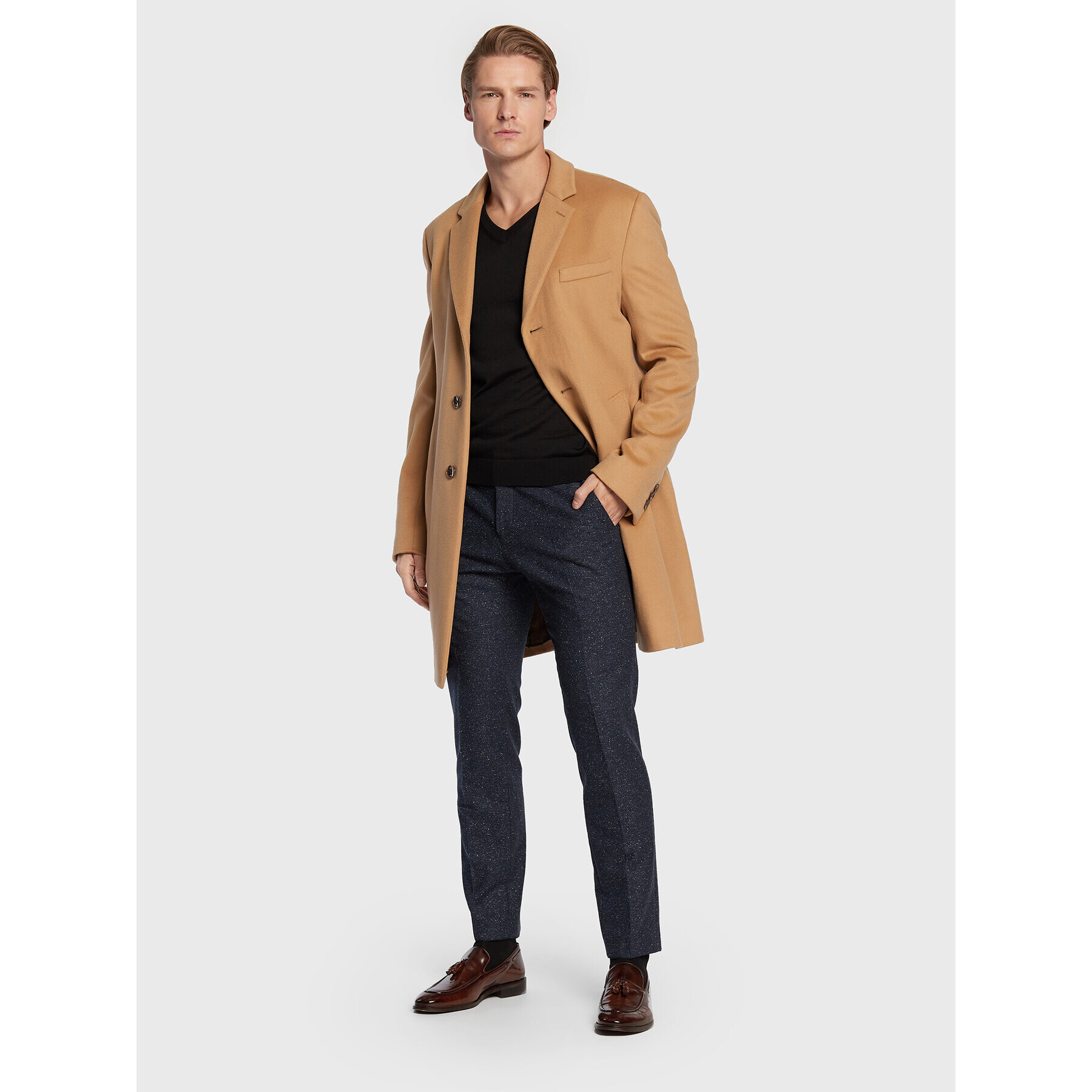 Boss Пуловер Melba-P 50468261 Черен Slim Fit - Pepit.bg