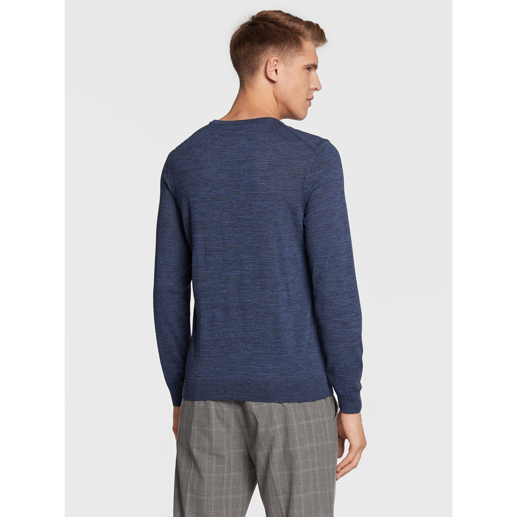 Boss Пуловер Melba-P 50468261 Тъмносин Slim Fit - Pepit.bg