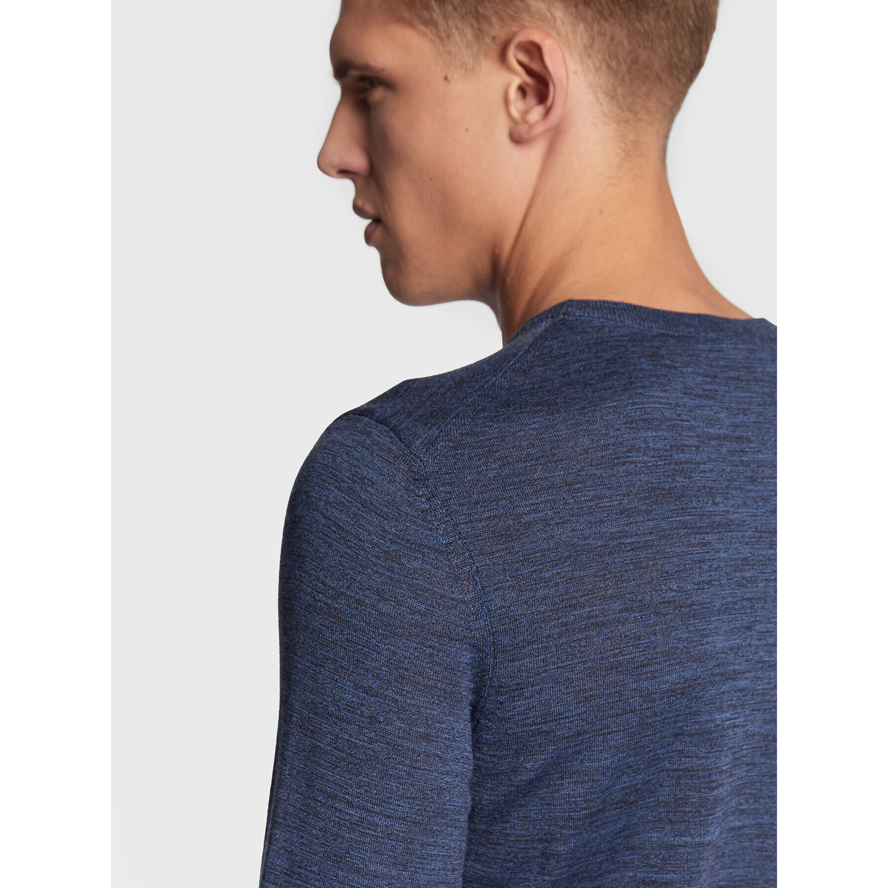 Boss Пуловер Melba-P 50468261 Тъмносин Slim Fit - Pepit.bg