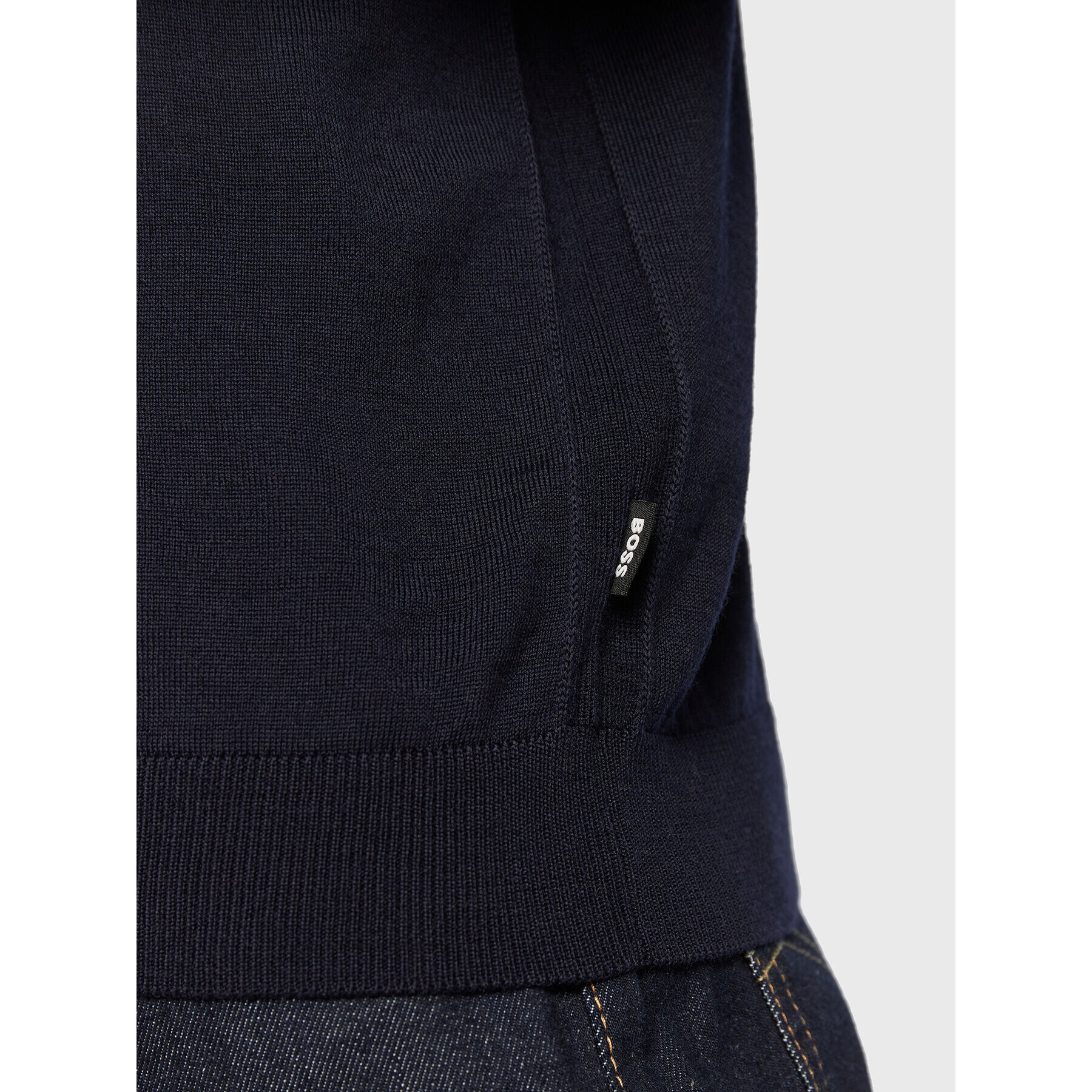 Boss Пуловер Melba-P 50468261 Тъмносин Slim Fit - Pepit.bg