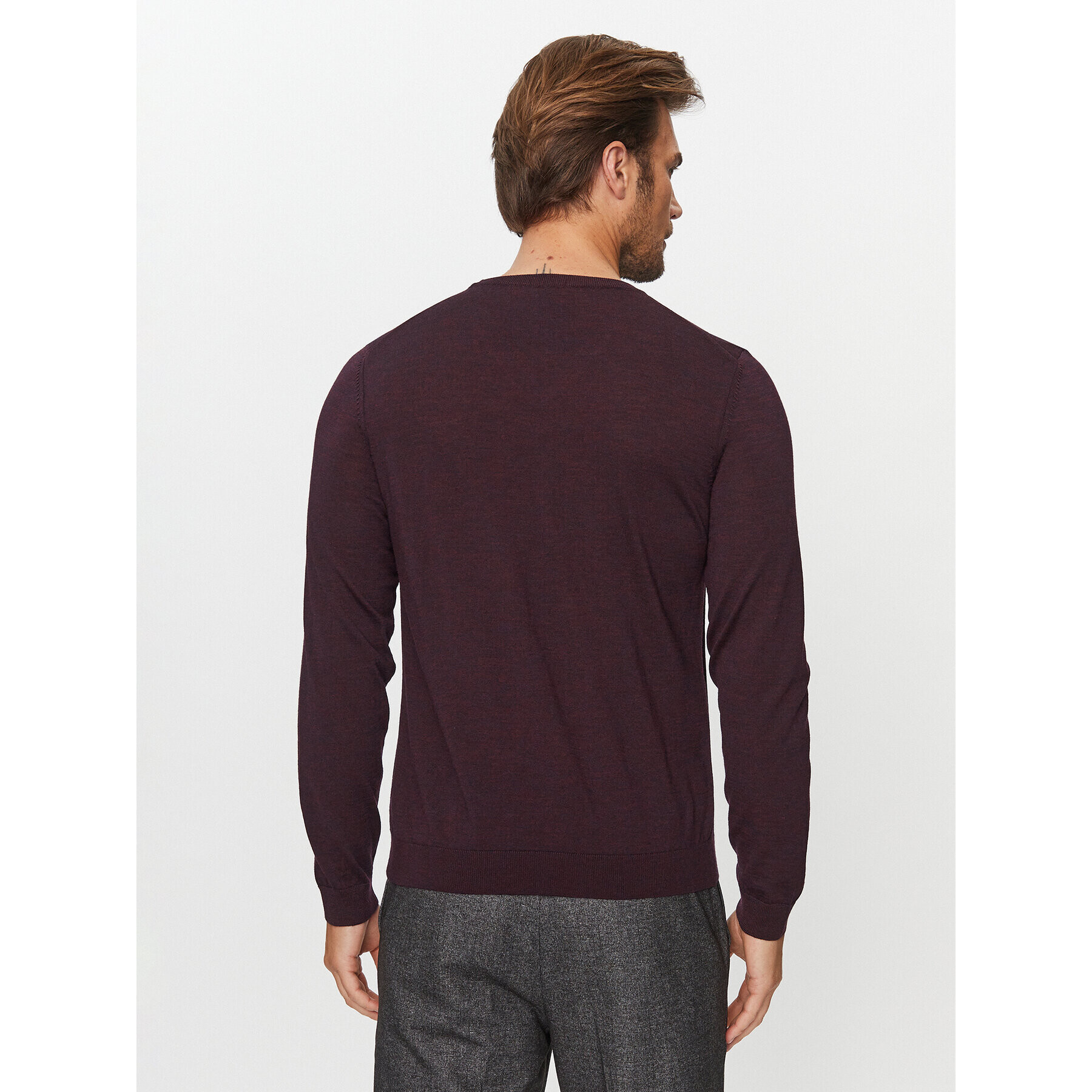Boss Пуловер Melba-P DARK RED Бордо Regular Fit - Pepit.bg
