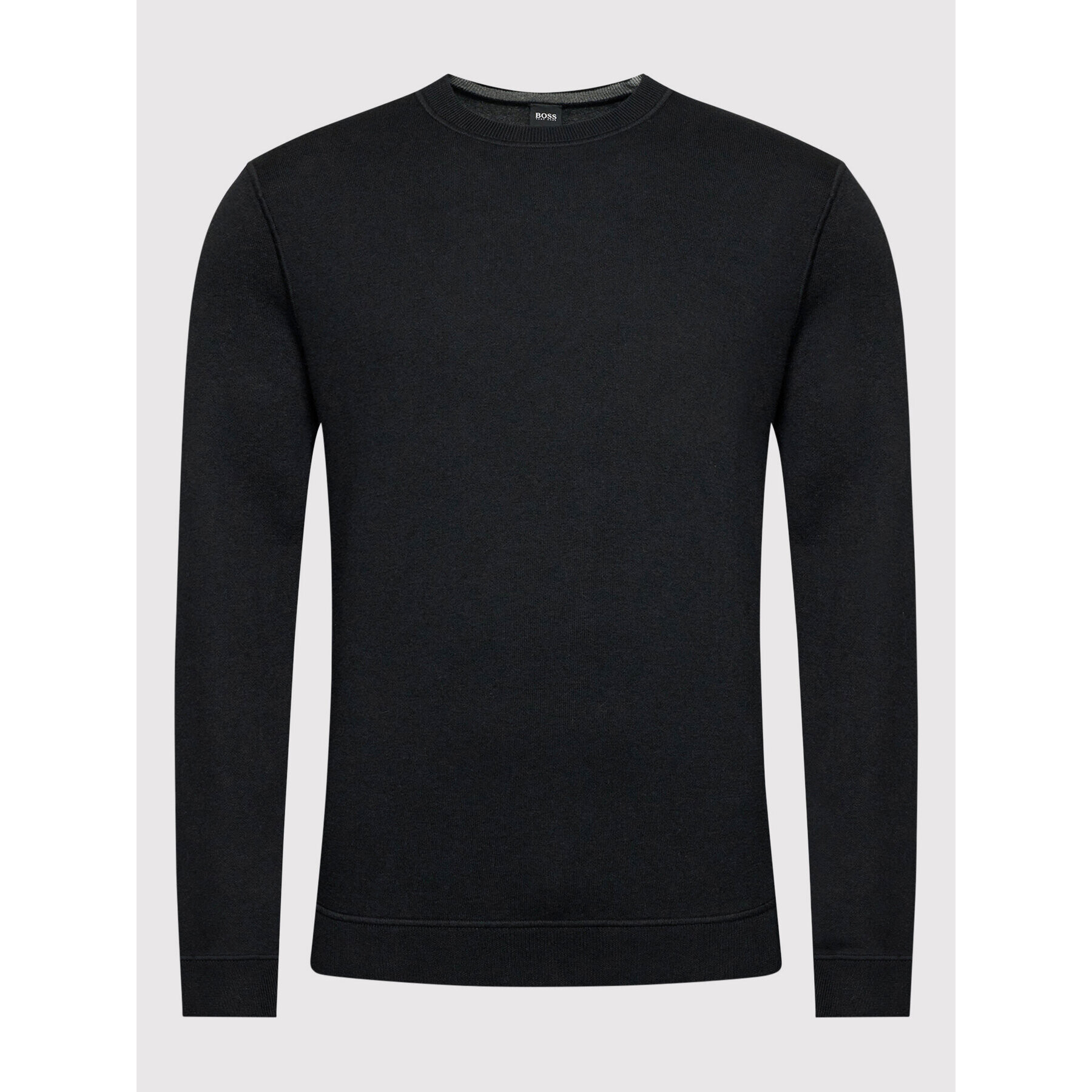 Boss Пуловер Natoli 50457731 Черен Regular Fit - Pepit.bg