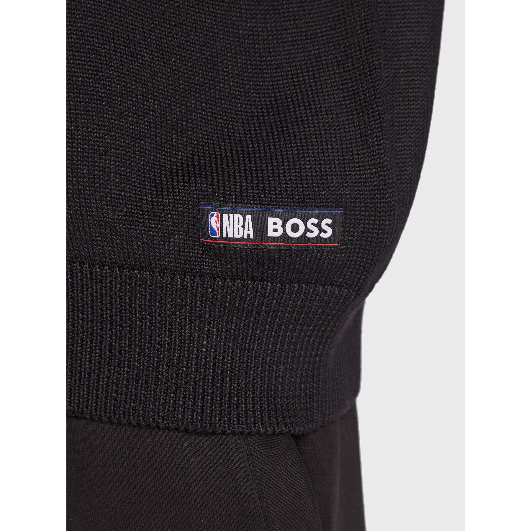 Boss Пуловер NBA 50478500 Черен Relaxed Fit - Pepit.bg