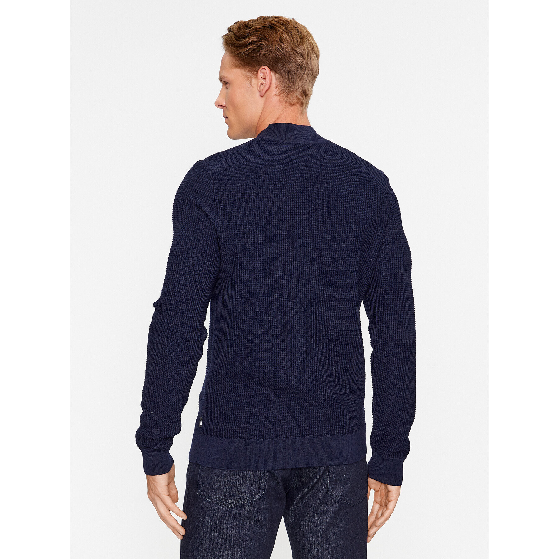Boss Пуловер Opale 50495403 Тъмносин Regular Fit - Pepit.bg