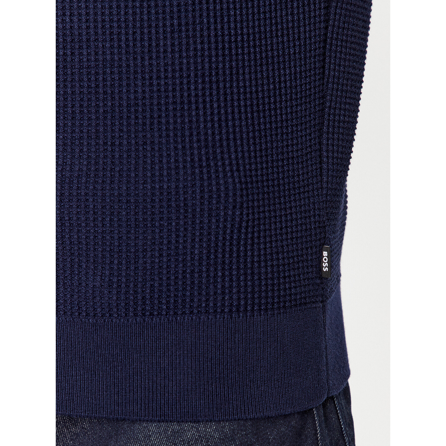 Boss Пуловер Opale 50495403 Тъмносин Regular Fit - Pepit.bg