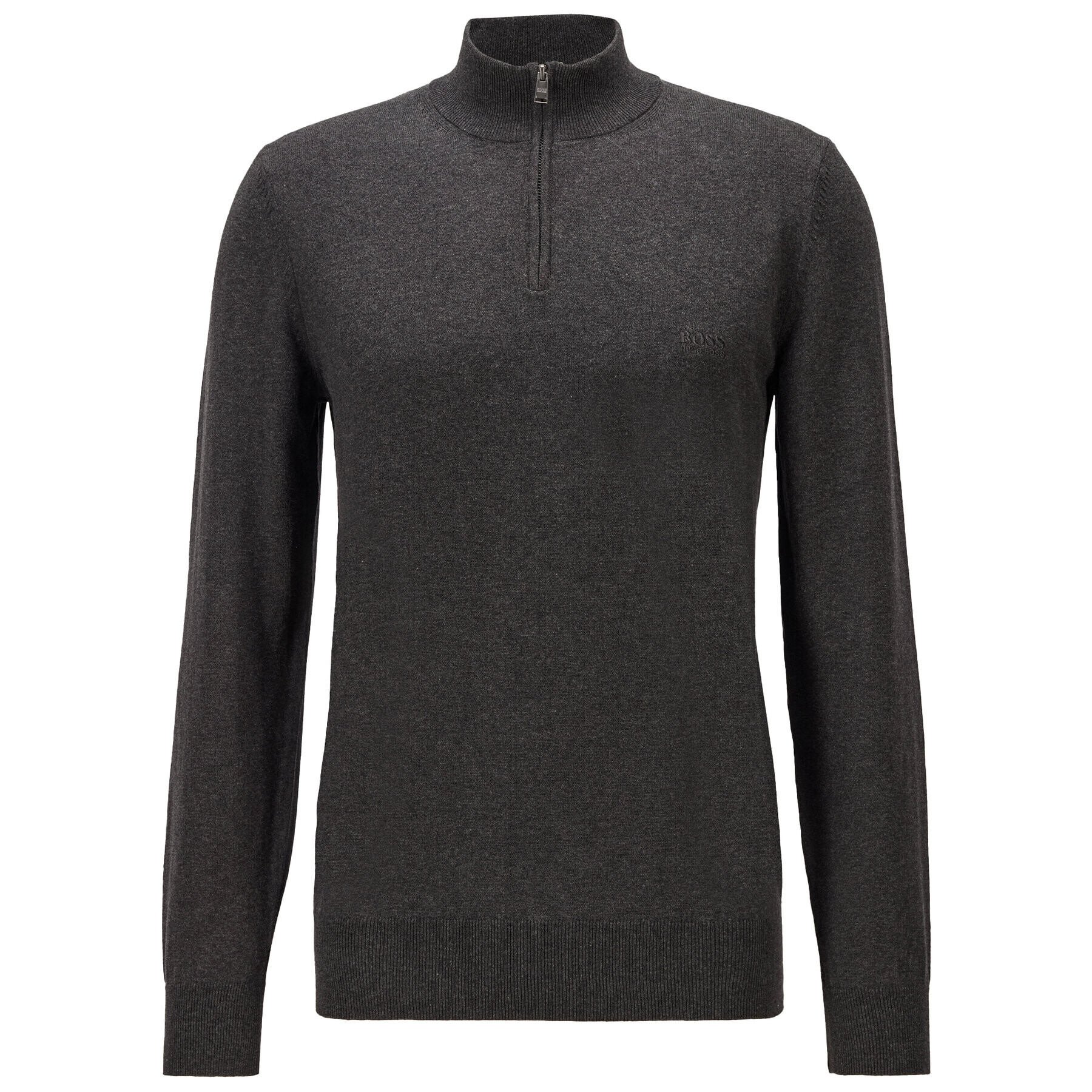 Boss Пуловер Padro-L 50419988 Сив Regular Fit - Pepit.bg