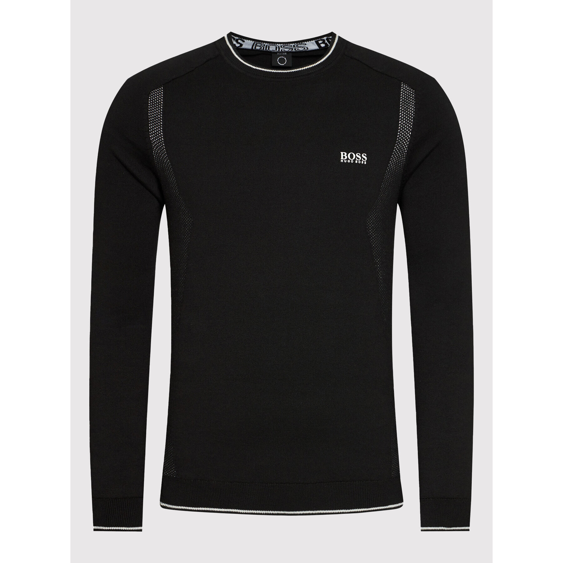 Boss Пуловер Rovan 50452343 Черен Regular Fit - Pepit.bg