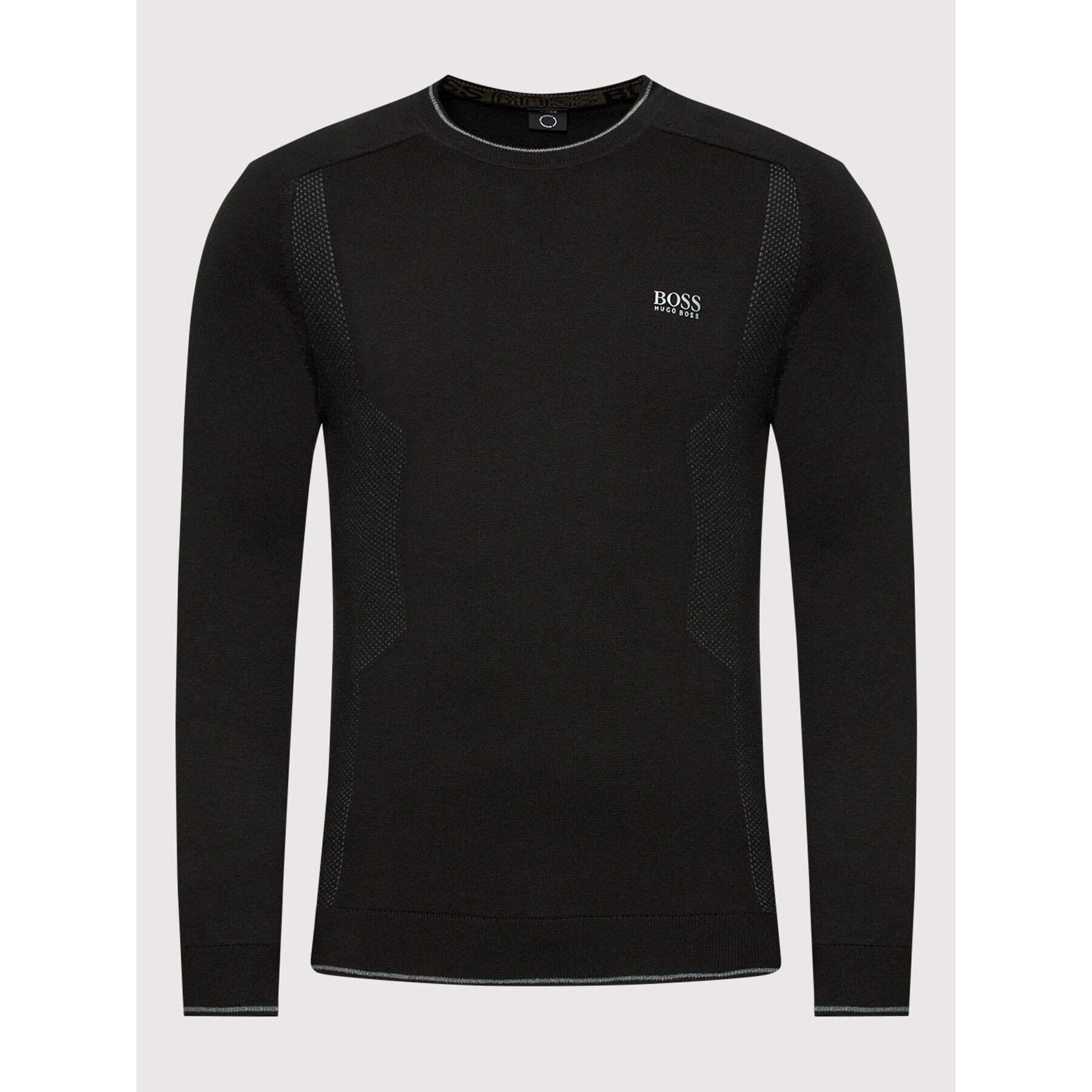 Boss Пуловер Rovan 50452343 Черен Regular Fit - Pepit.bg