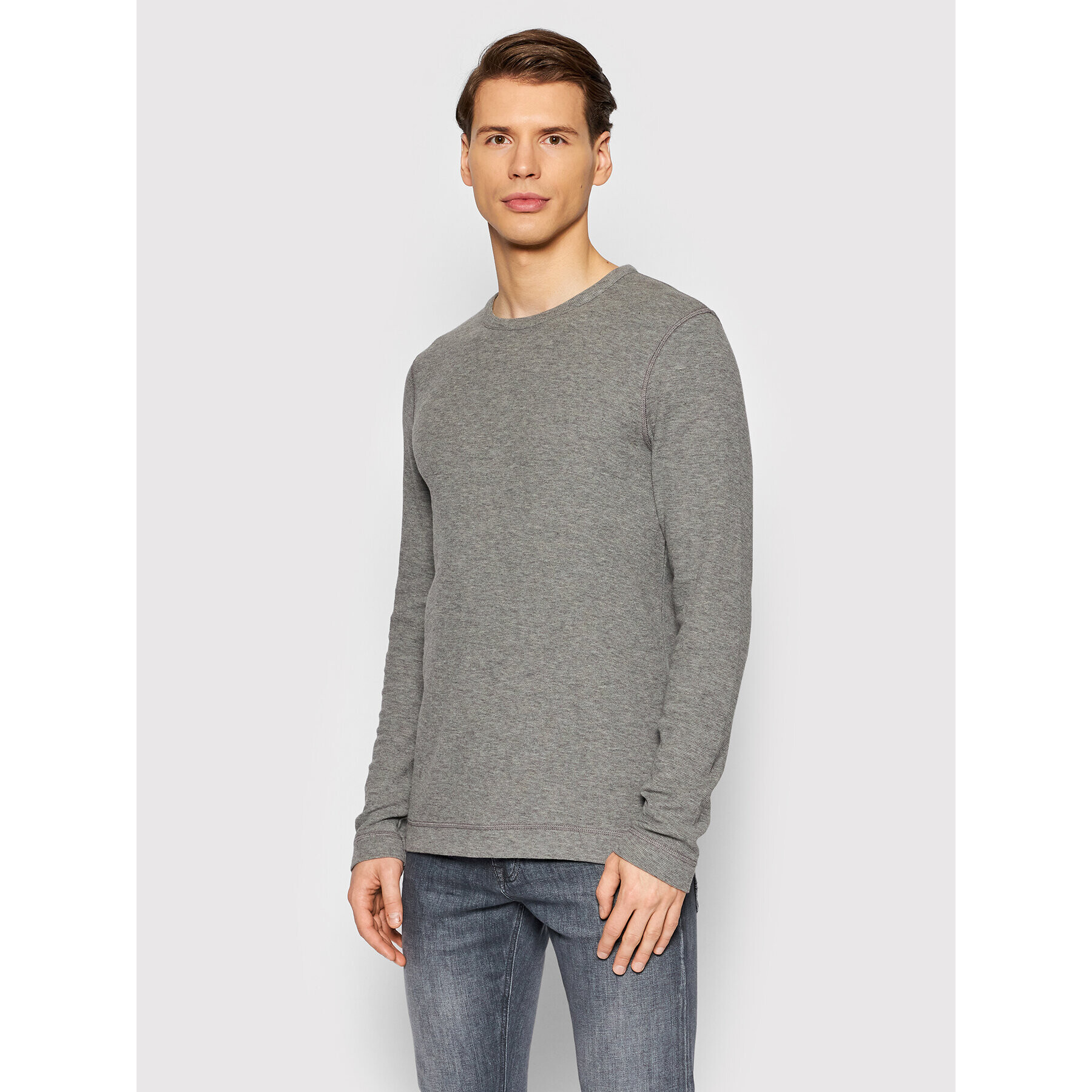 Boss Пуловер Tempest 1 50462773 Сив Slim Fit - Pepit.bg